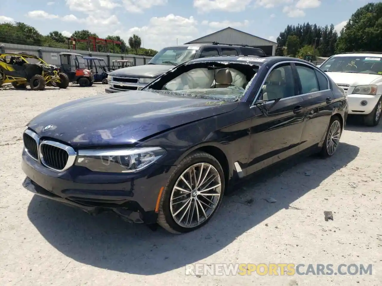 2 Photograph of a damaged car WBAJA5C55KWW38408 BMW 5 SERIES 2019