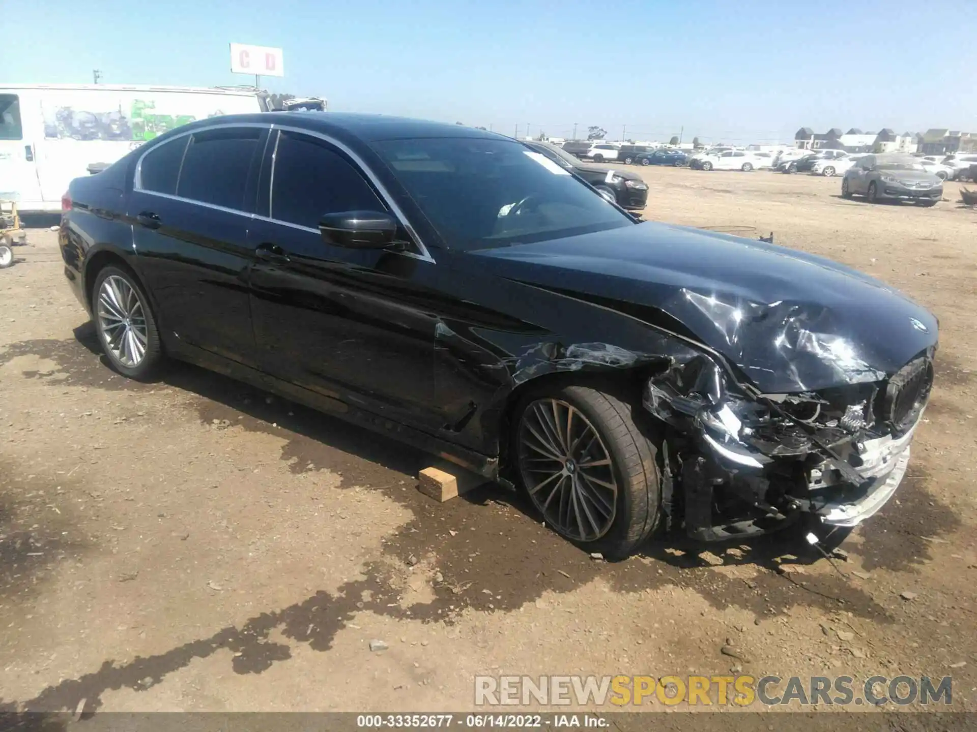 1 Photograph of a damaged car WBAJA5C55KWW38876 BMW 5 SERIES 2019