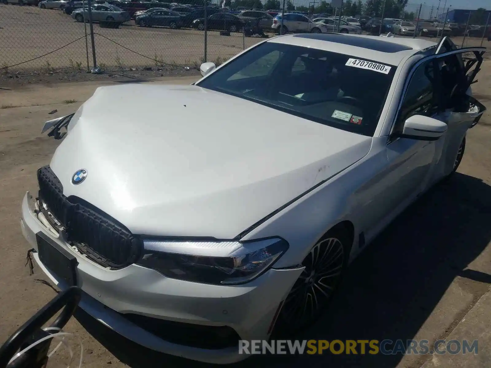 2 Photograph of a damaged car WBAJA5C56KBX46883 BMW 5 SERIES 2019