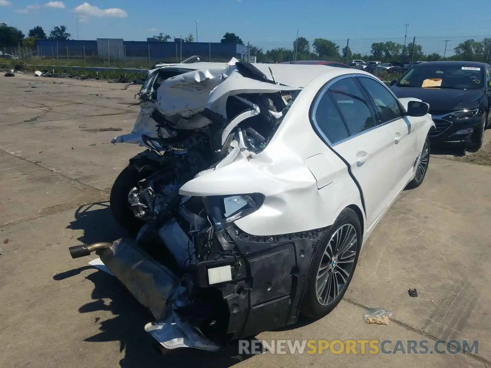 4 Photograph of a damaged car WBAJA5C56KBX46883 BMW 5 SERIES 2019