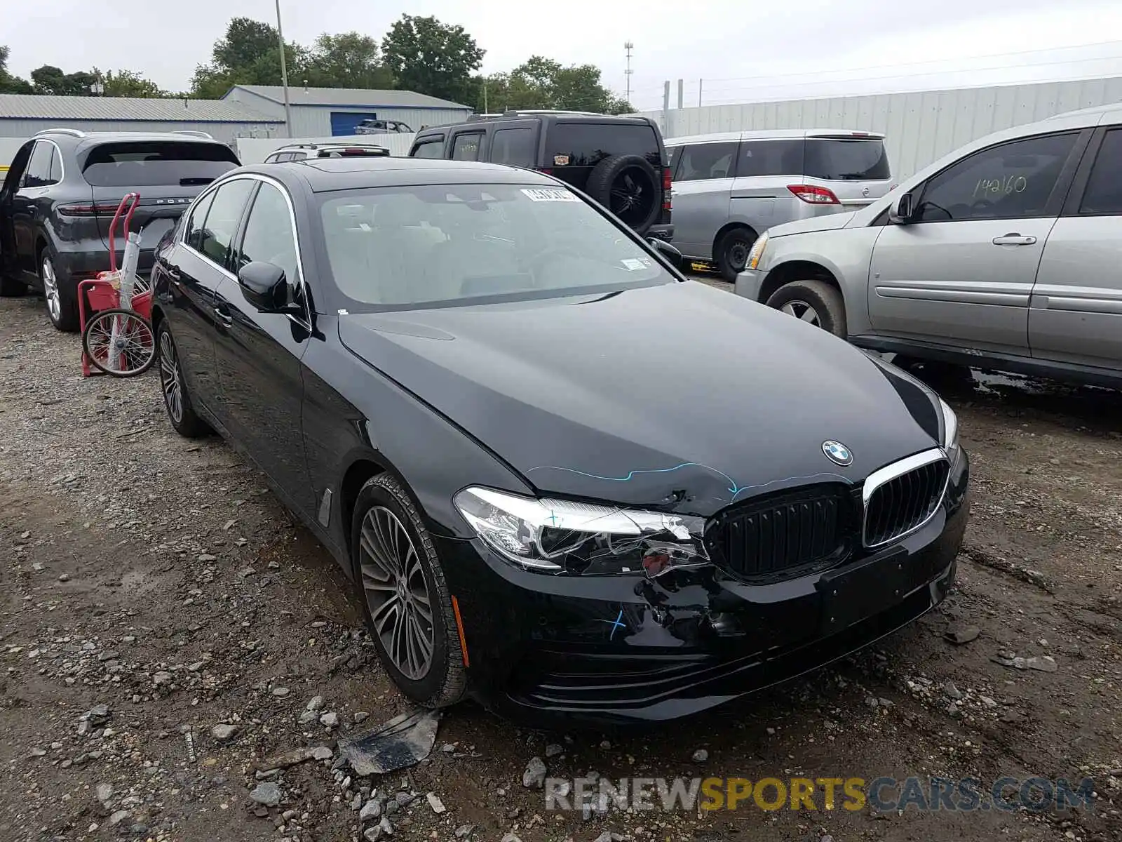 1 Photograph of a damaged car WBAJA5C56KBX86980 BMW 5 SERIES 2019