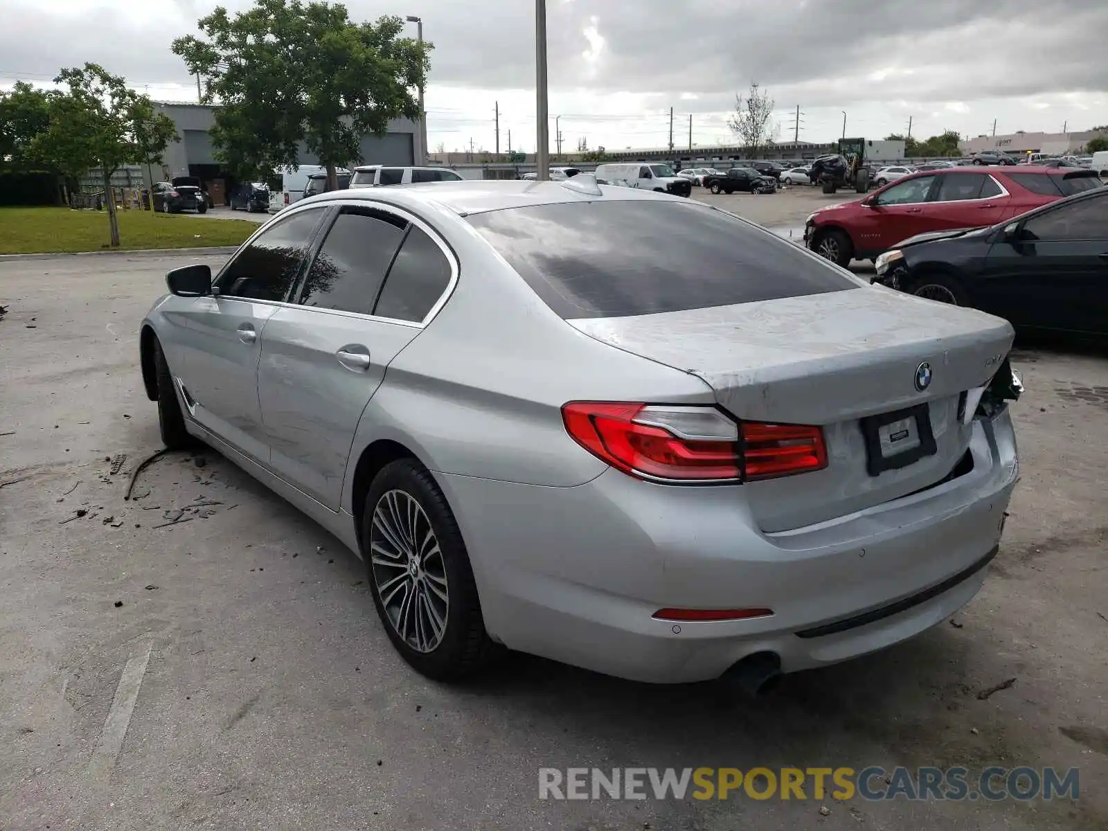 3 Photograph of a damaged car WBAJA5C56KBX87546 BMW 5 SERIES 2019