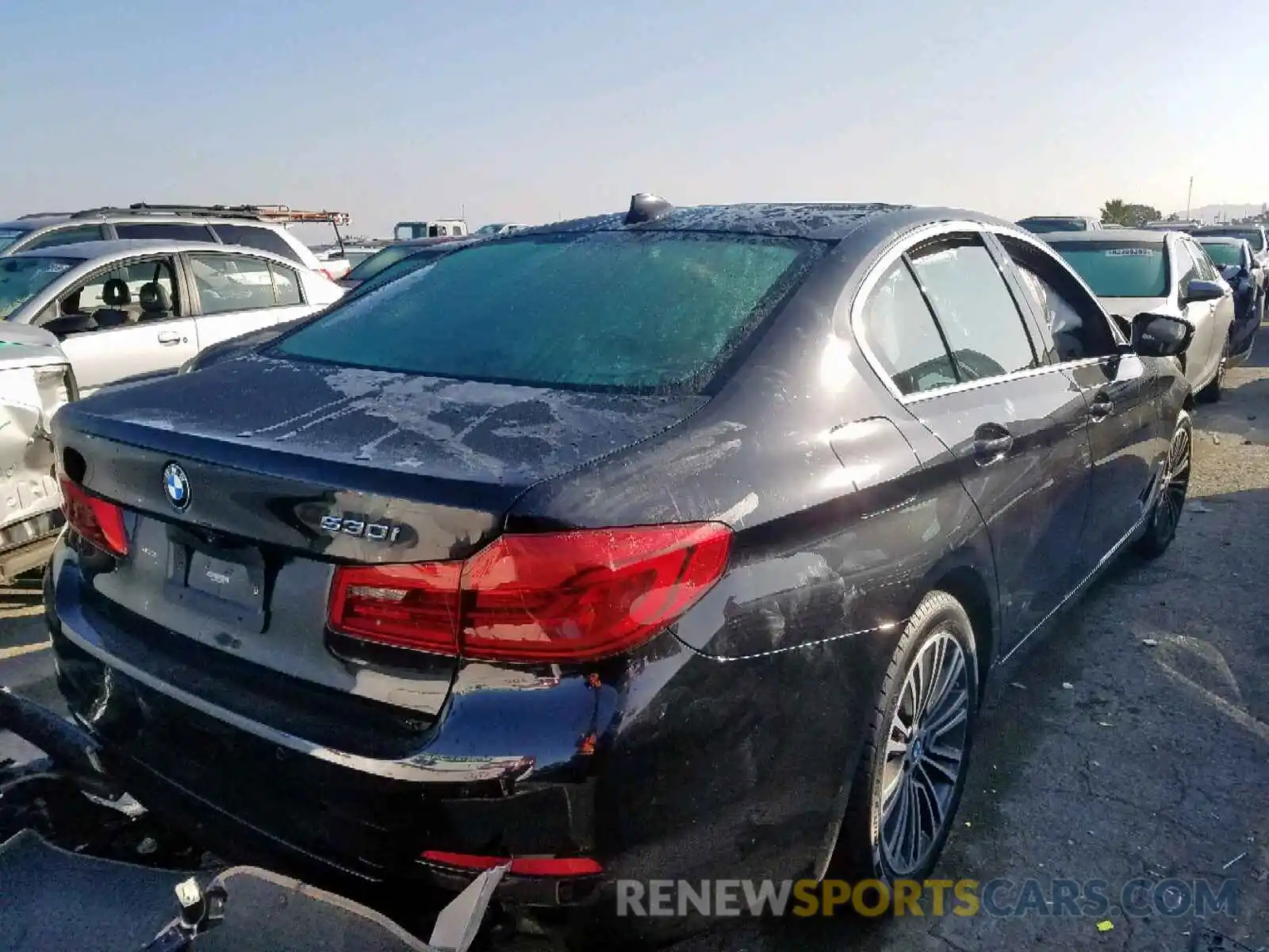4 Фотография поврежденного автомобиля WBAJA5C56KBX87739 BMW 5 SERIES 2019