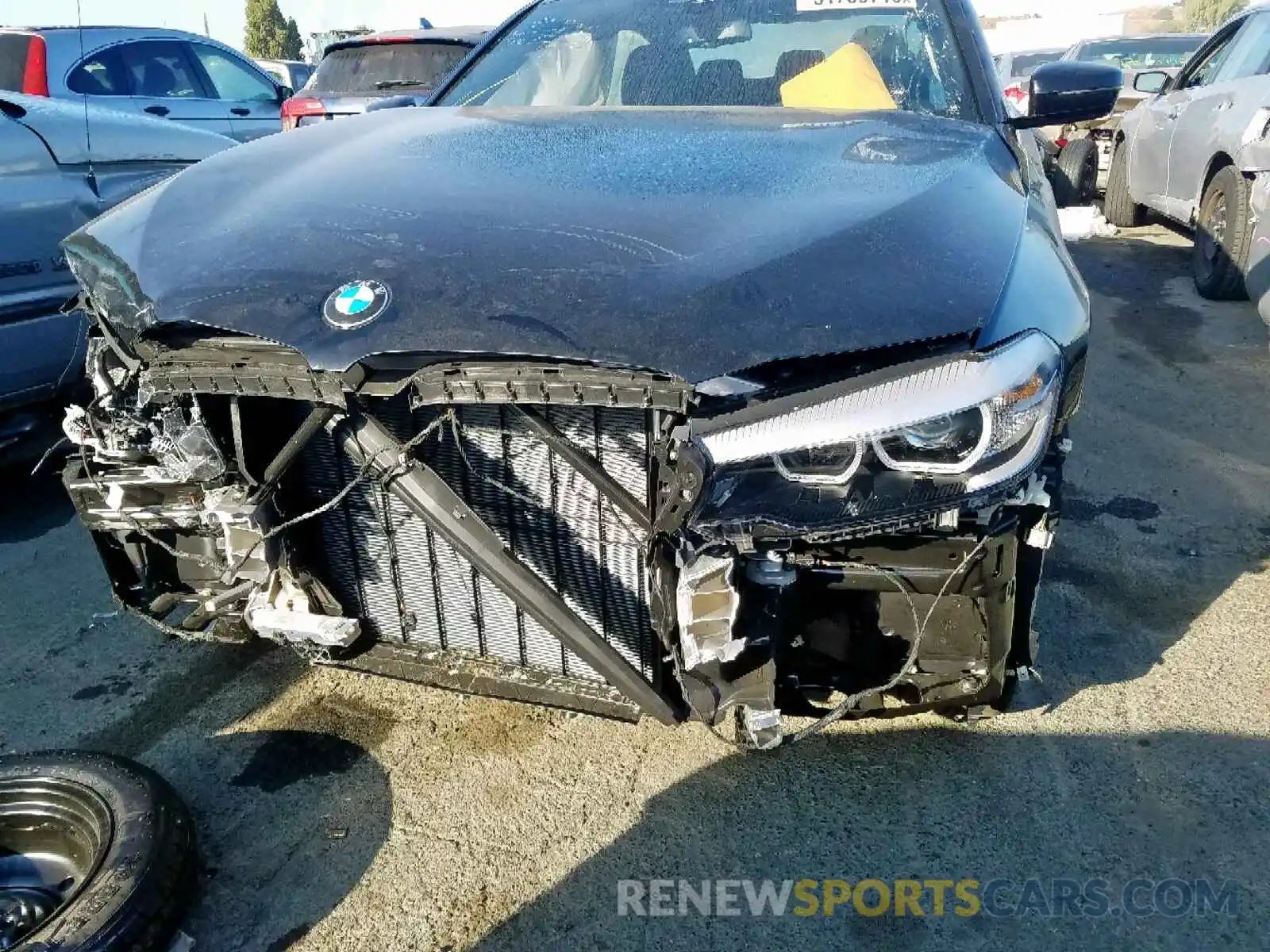 9 Photograph of a damaged car WBAJA5C56KBX87739 BMW 5 SERIES 2019