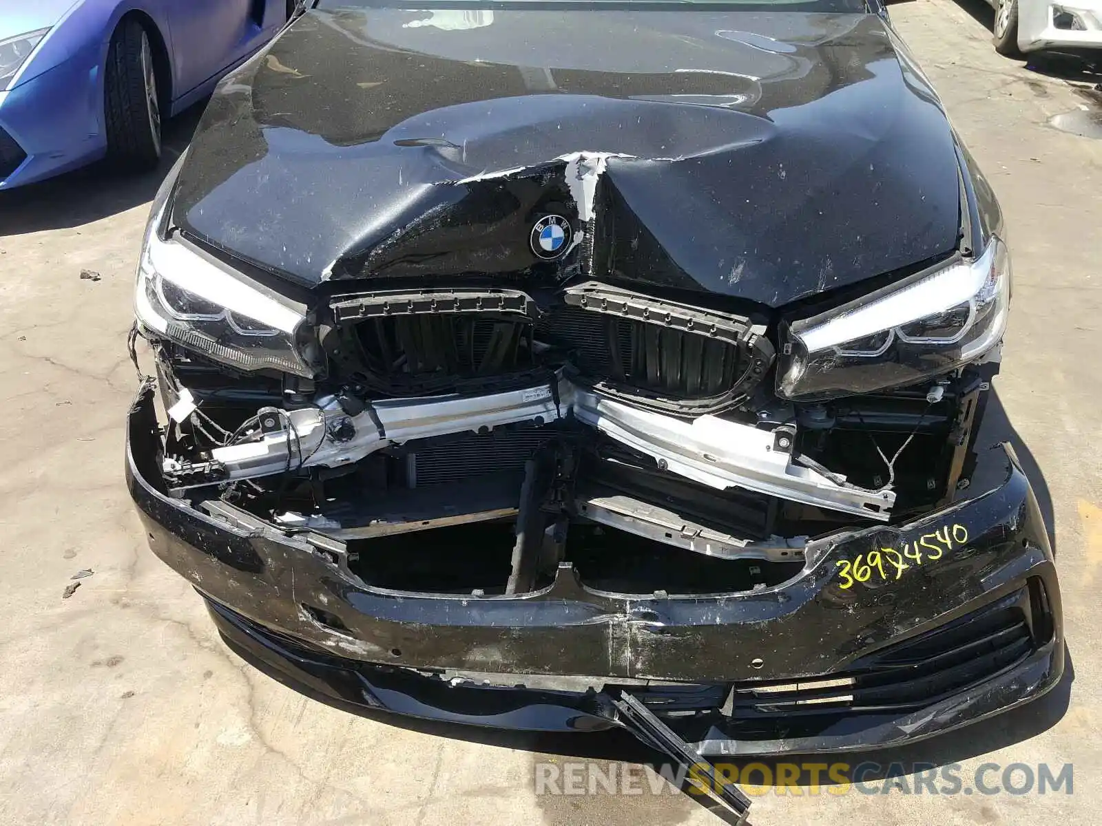 7 Photograph of a damaged car WBAJA5C56KG900575 BMW 5 SERIES 2019