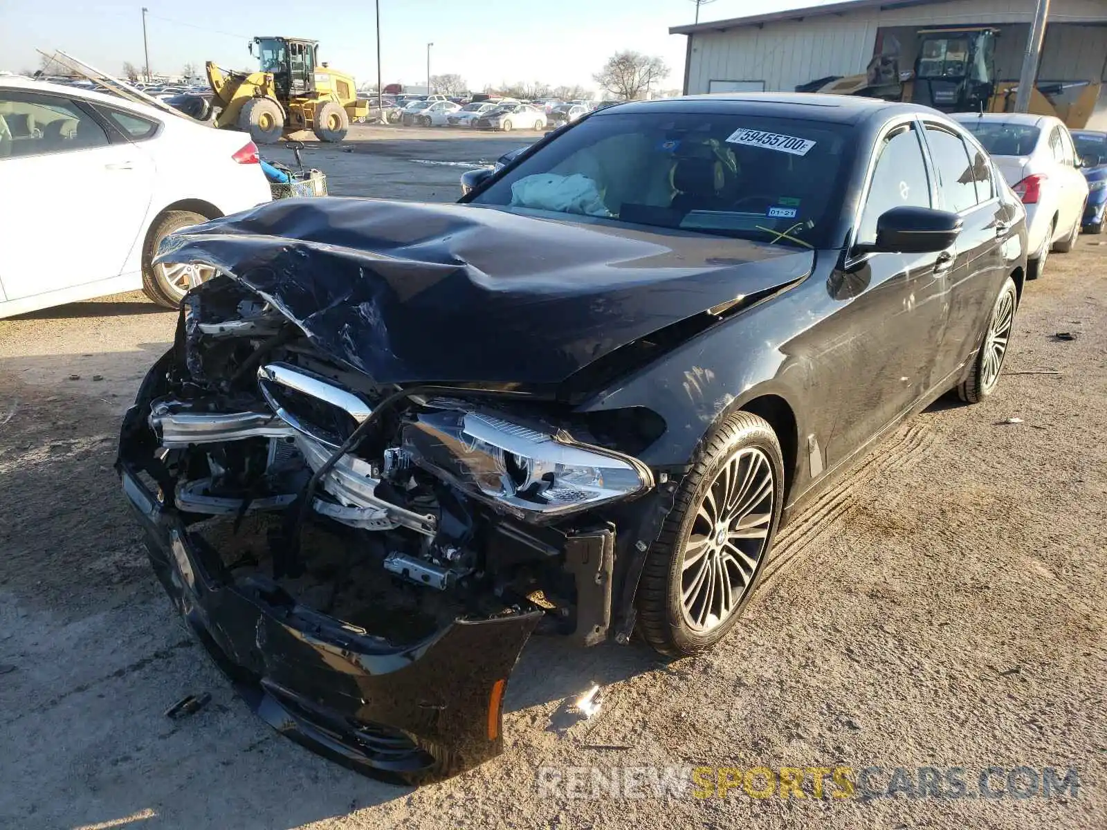 2 Photograph of a damaged car WBAJA5C56KG900589 BMW 5 SERIES 2019