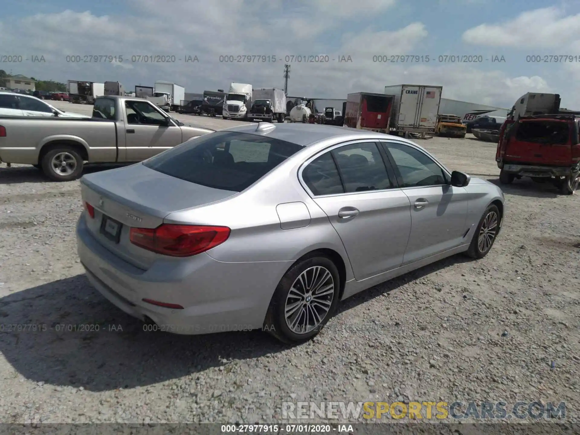 4 Photograph of a damaged car WBAJA5C56KWW07250 BMW 5 SERIES 2019