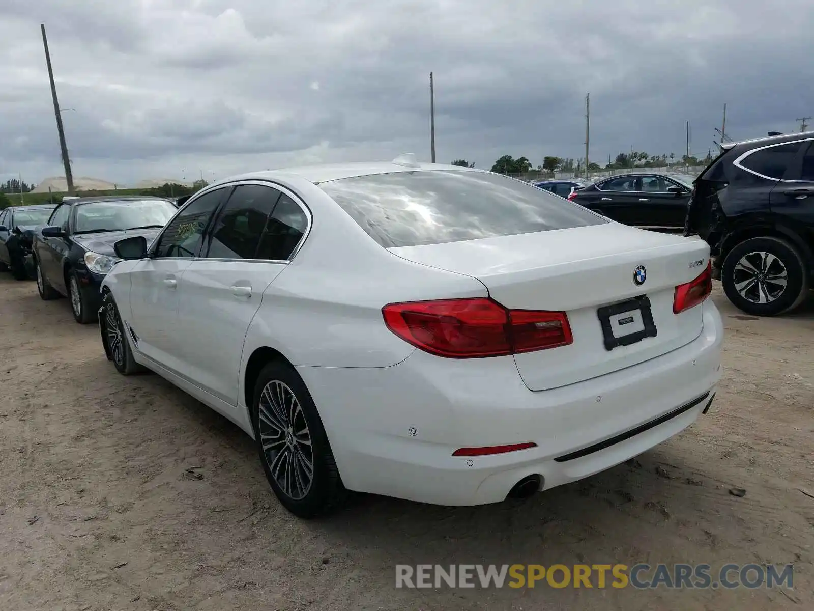 3 Photograph of a damaged car WBAJA5C56KWW09435 BMW 5 SERIES 2019