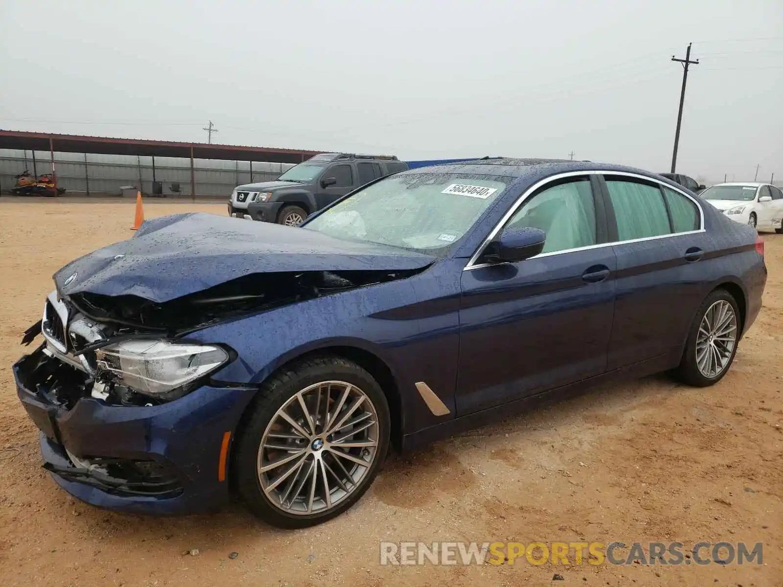 2 Photograph of a damaged car WBAJA5C56KWW11539 BMW 5 SERIES 2019