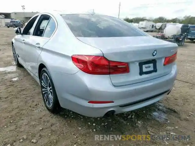 3 Photograph of a damaged car WBAJA5C56KWW29118 BMW 5 SERIES 2019