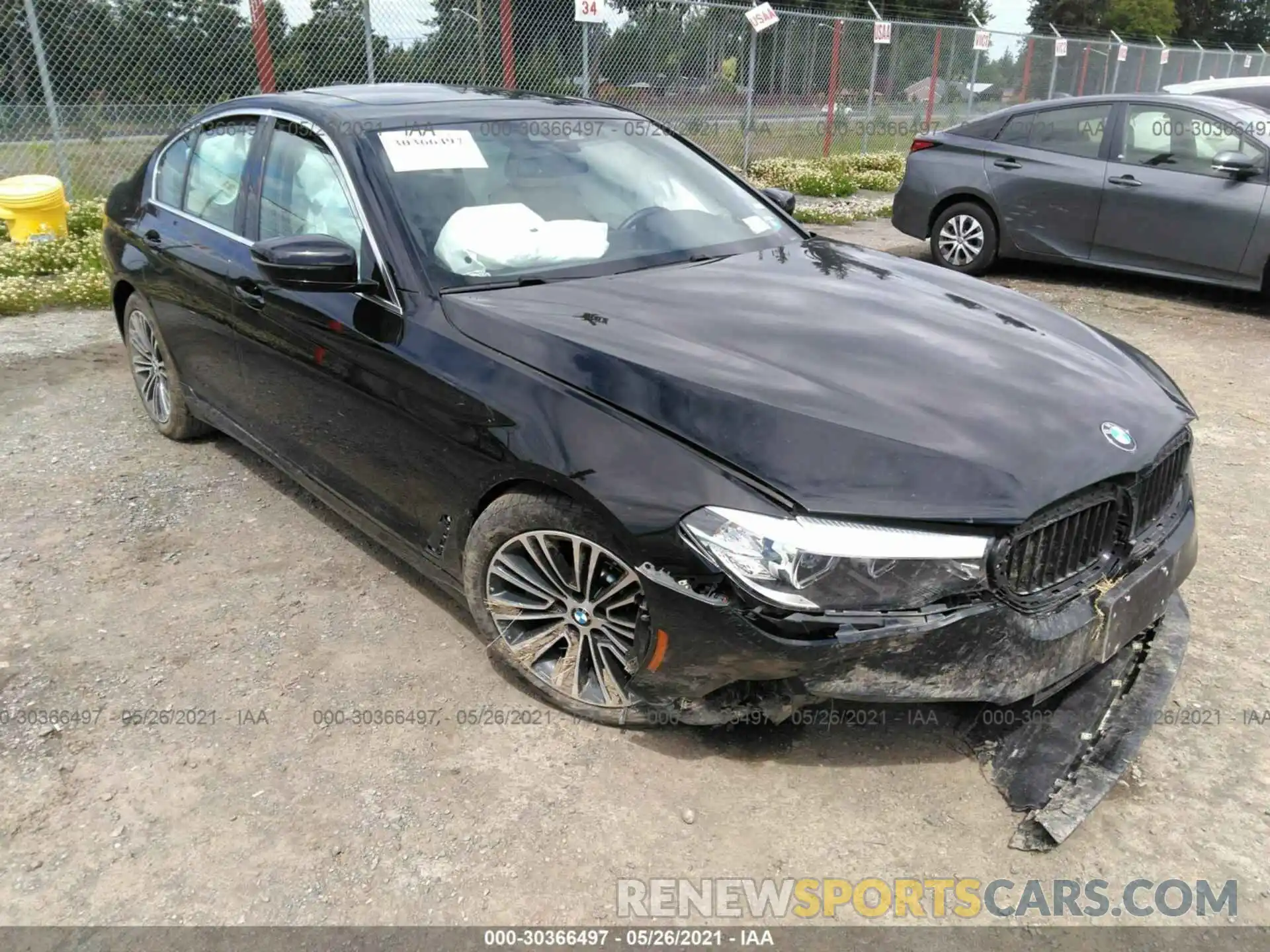 1 Photograph of a damaged car WBAJA5C56KWW38174 BMW 5 SERIES 2019