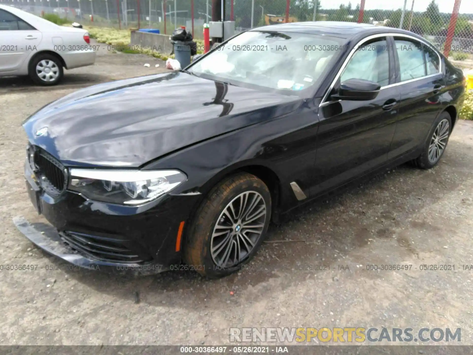 2 Photograph of a damaged car WBAJA5C56KWW38174 BMW 5 SERIES 2019