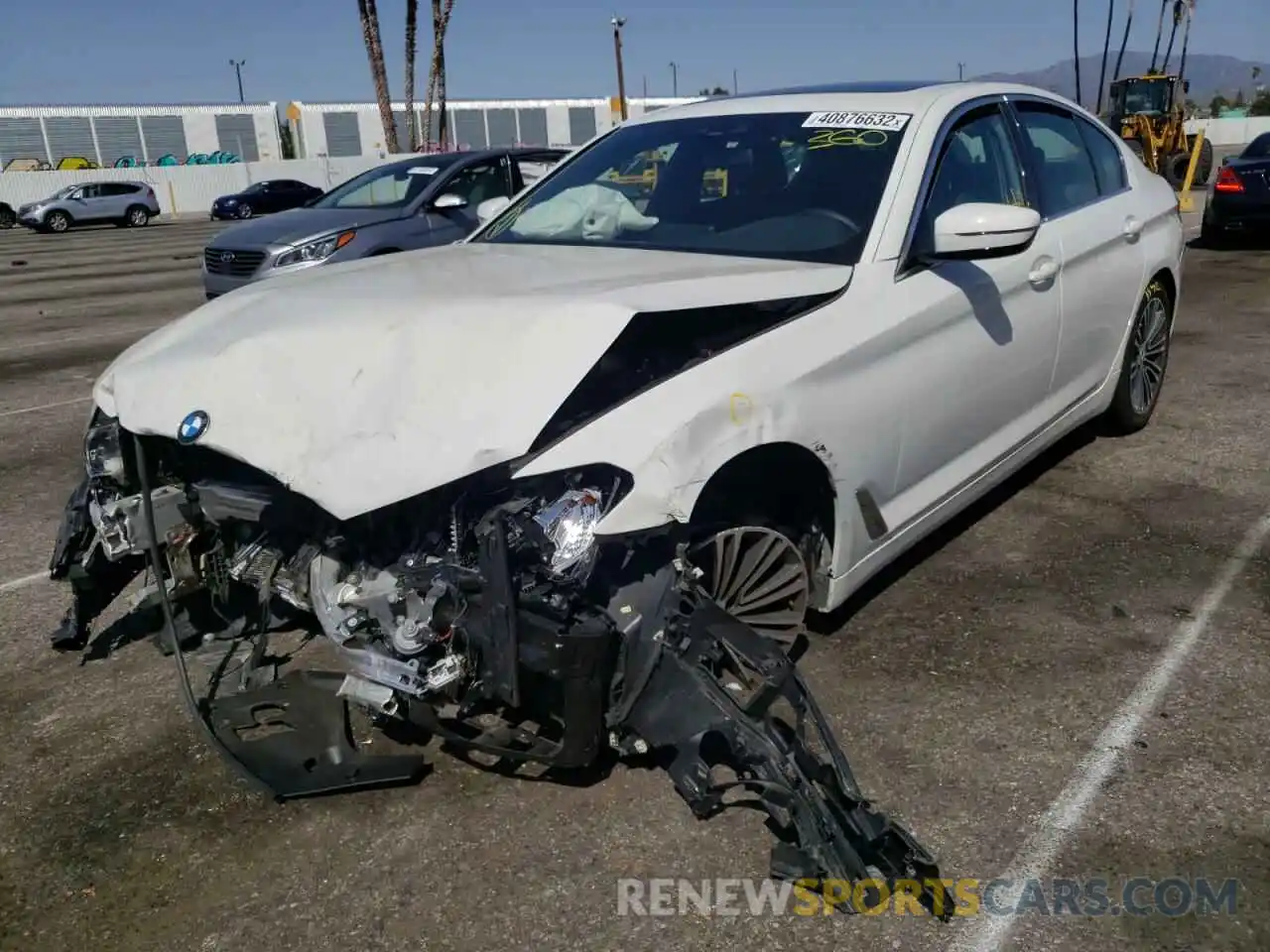 2 Photograph of a damaged car WBAJA5C56KWW48266 BMW 5 SERIES 2019