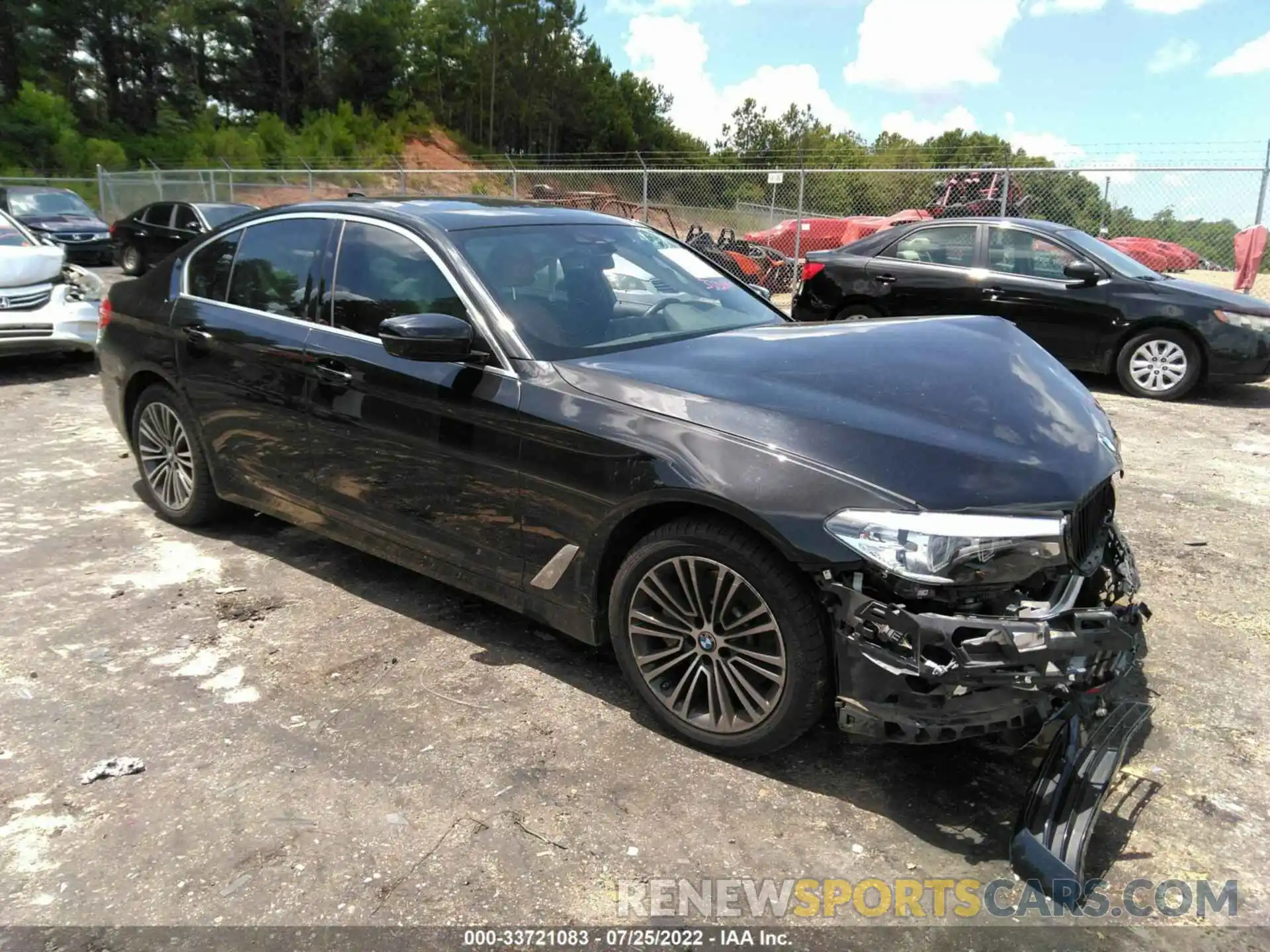 1 Photograph of a damaged car WBAJA5C57KBX86146 BMW 5 SERIES 2019