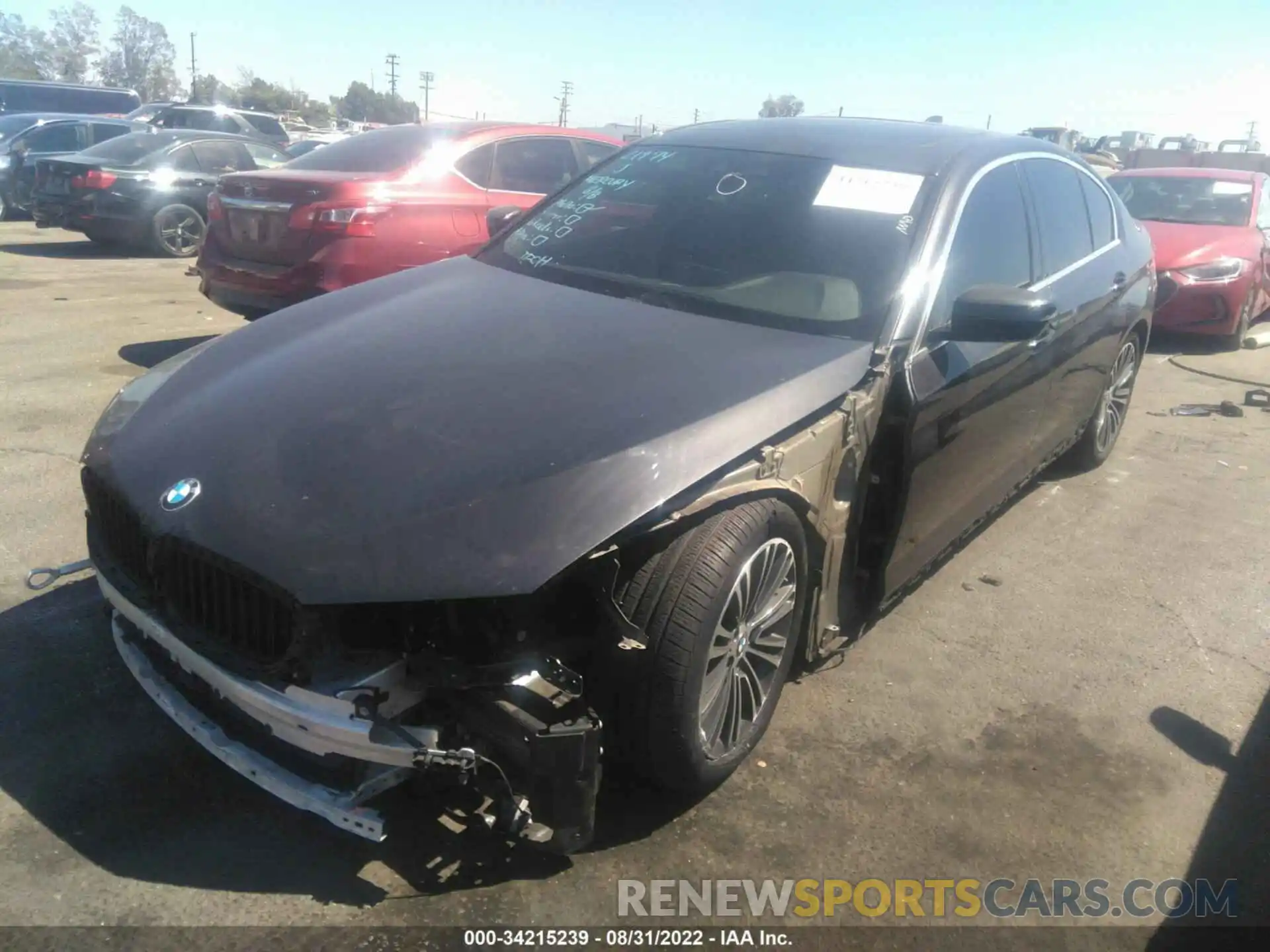 2 Photograph of a damaged car WBAJA5C57KBX86695 BMW 5 SERIES 2019