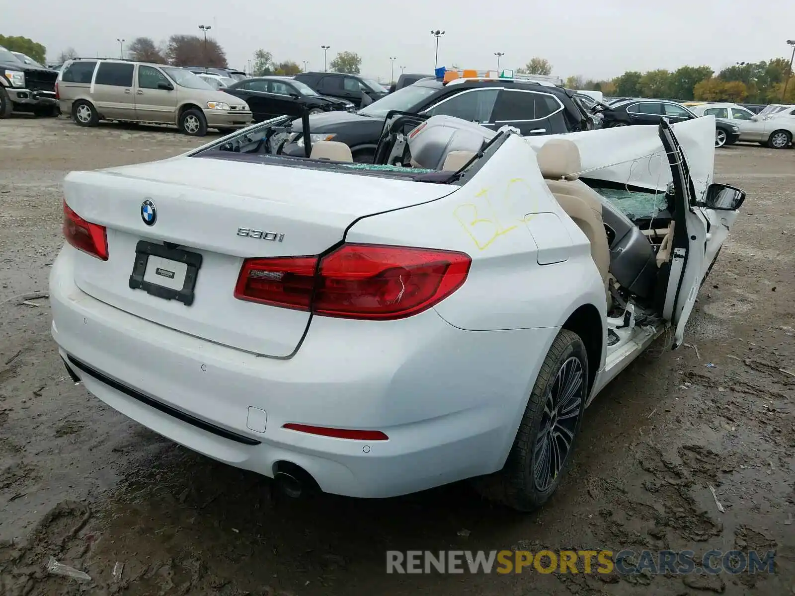 4 Photograph of a damaged car WBAJA5C57KG900908 BMW 5 SERIES 2019