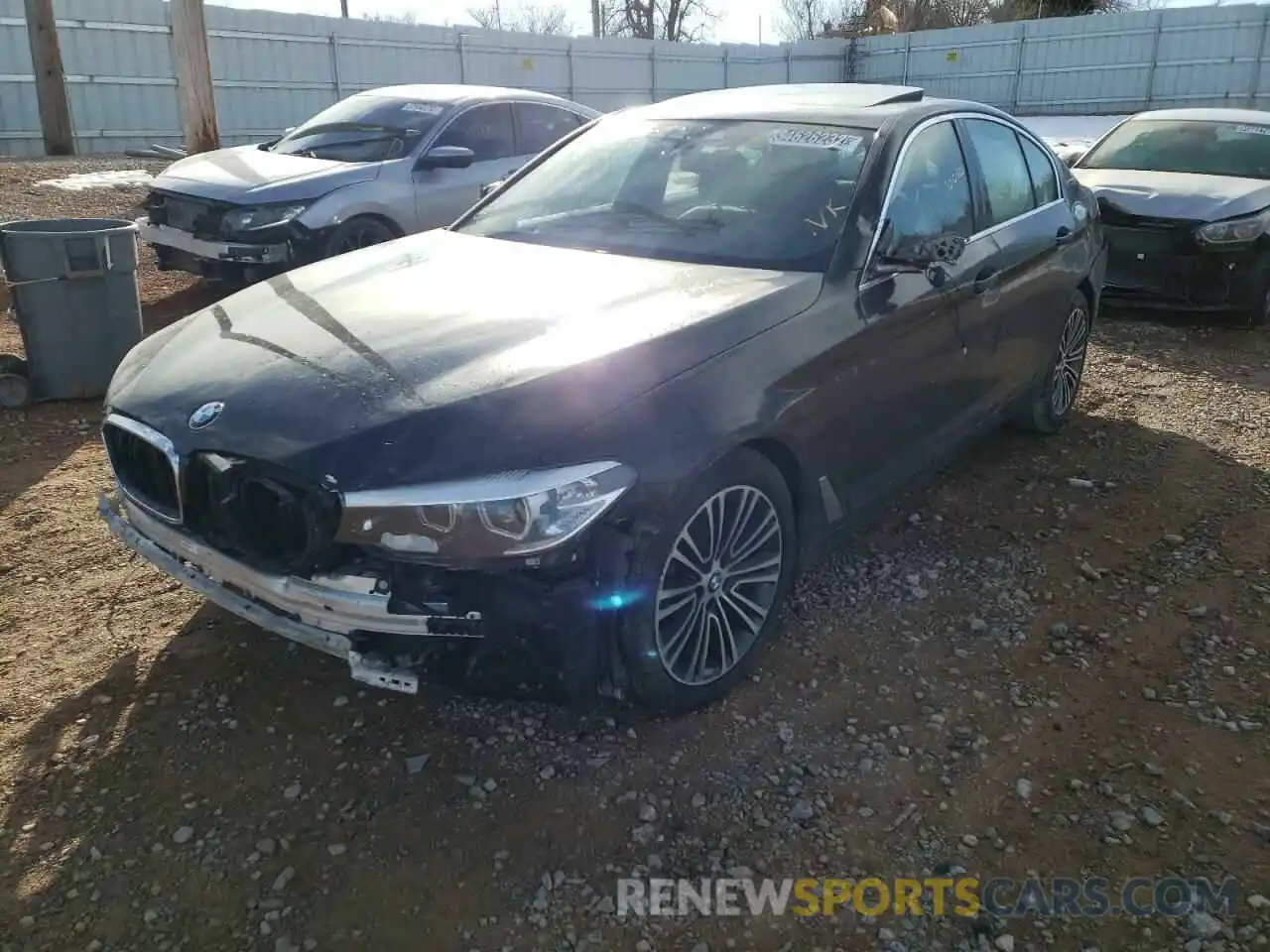 2 Photograph of a damaged car WBAJA5C57KG901136 BMW 5 SERIES 2019