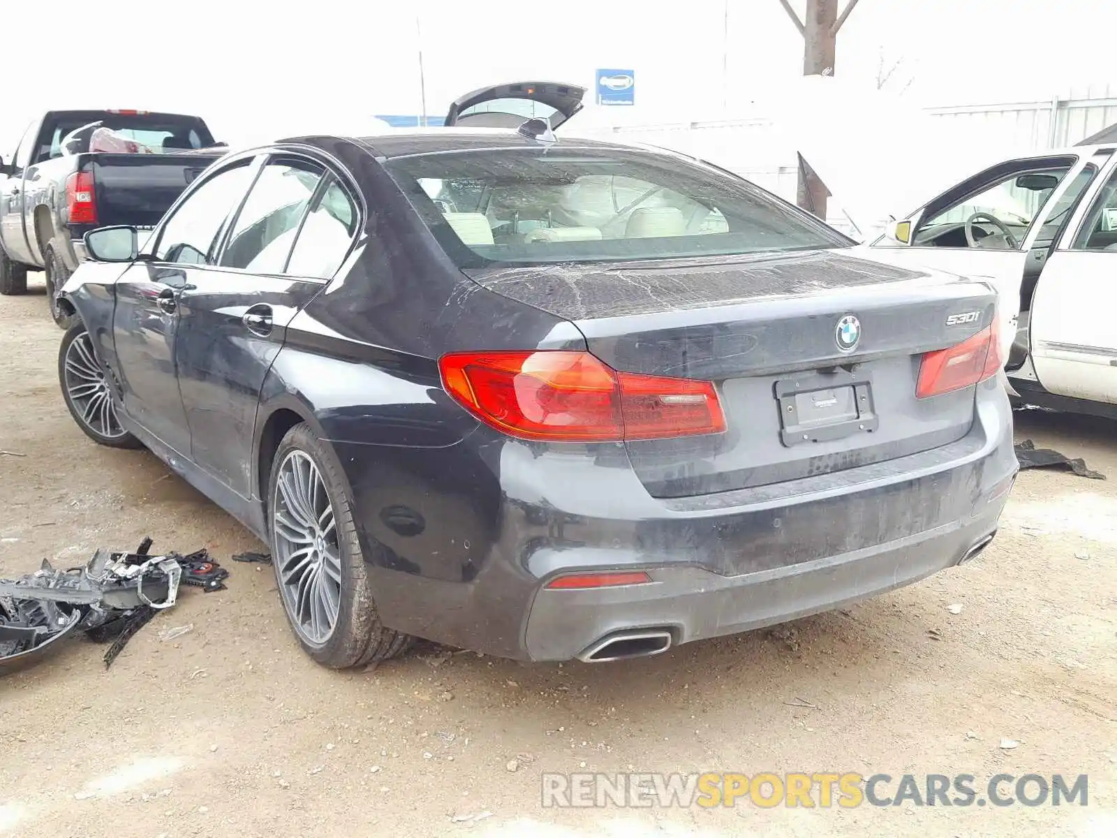 3 Photograph of a damaged car WBAJA5C57KWW02574 BMW 5 SERIES 2019