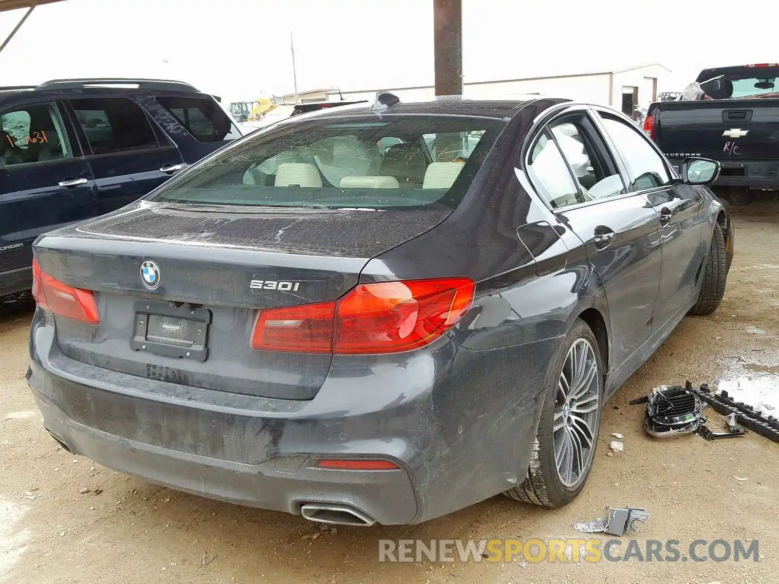 4 Photograph of a damaged car WBAJA5C57KWW02574 BMW 5 SERIES 2019