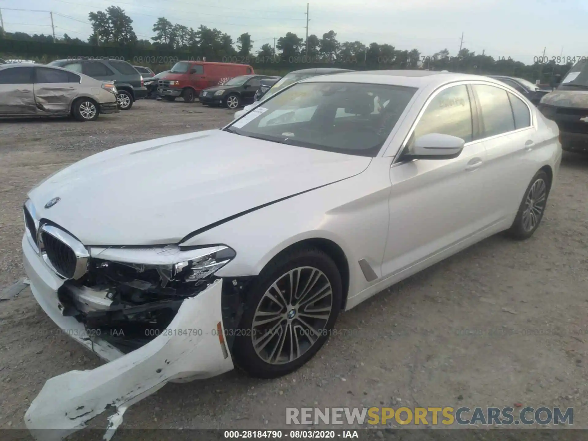 2 Photograph of a damaged car WBAJA5C57KWW21464 BMW 5 SERIES 2019