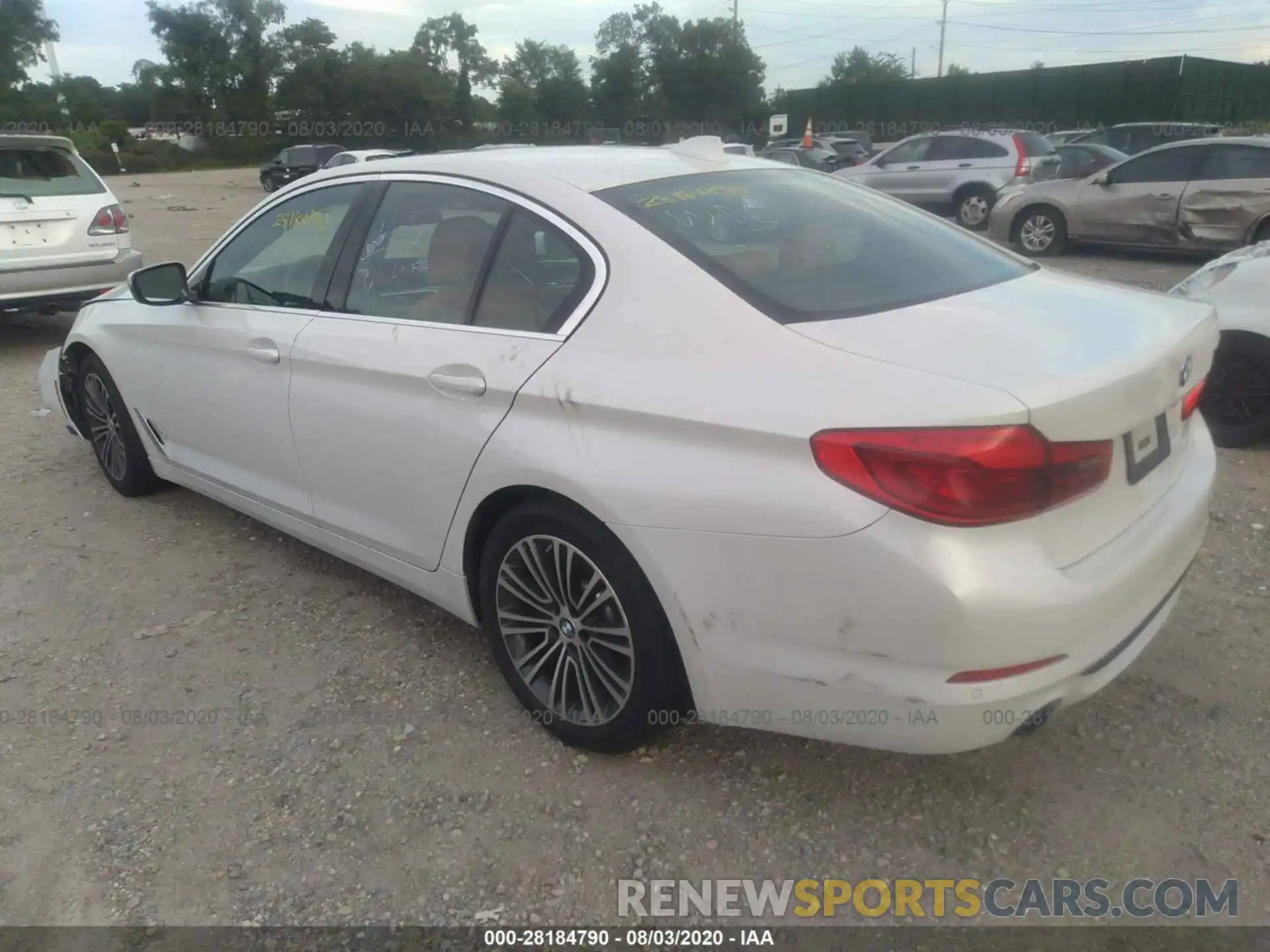 3 Photograph of a damaged car WBAJA5C57KWW21464 BMW 5 SERIES 2019