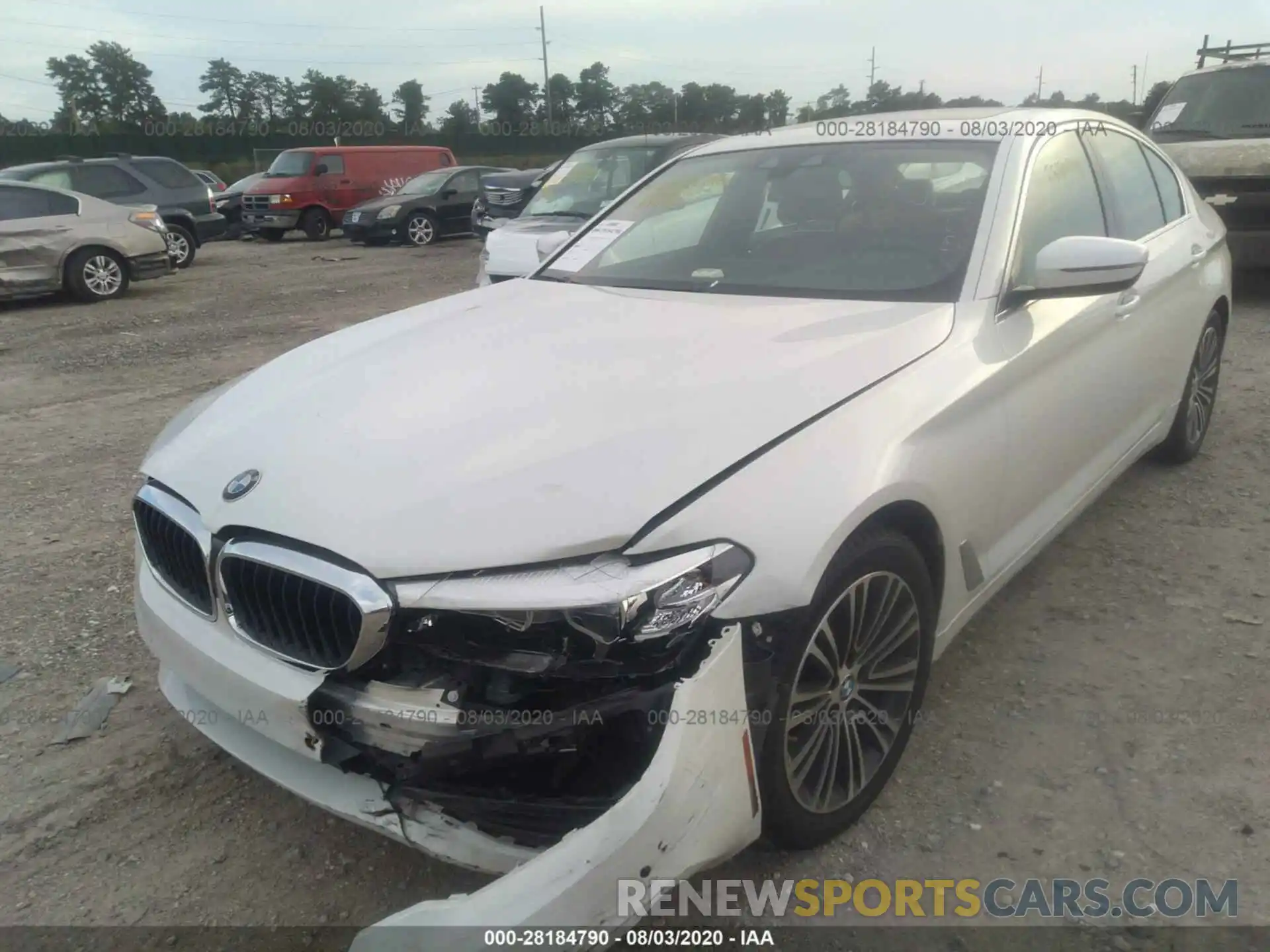 6 Photograph of a damaged car WBAJA5C57KWW21464 BMW 5 SERIES 2019