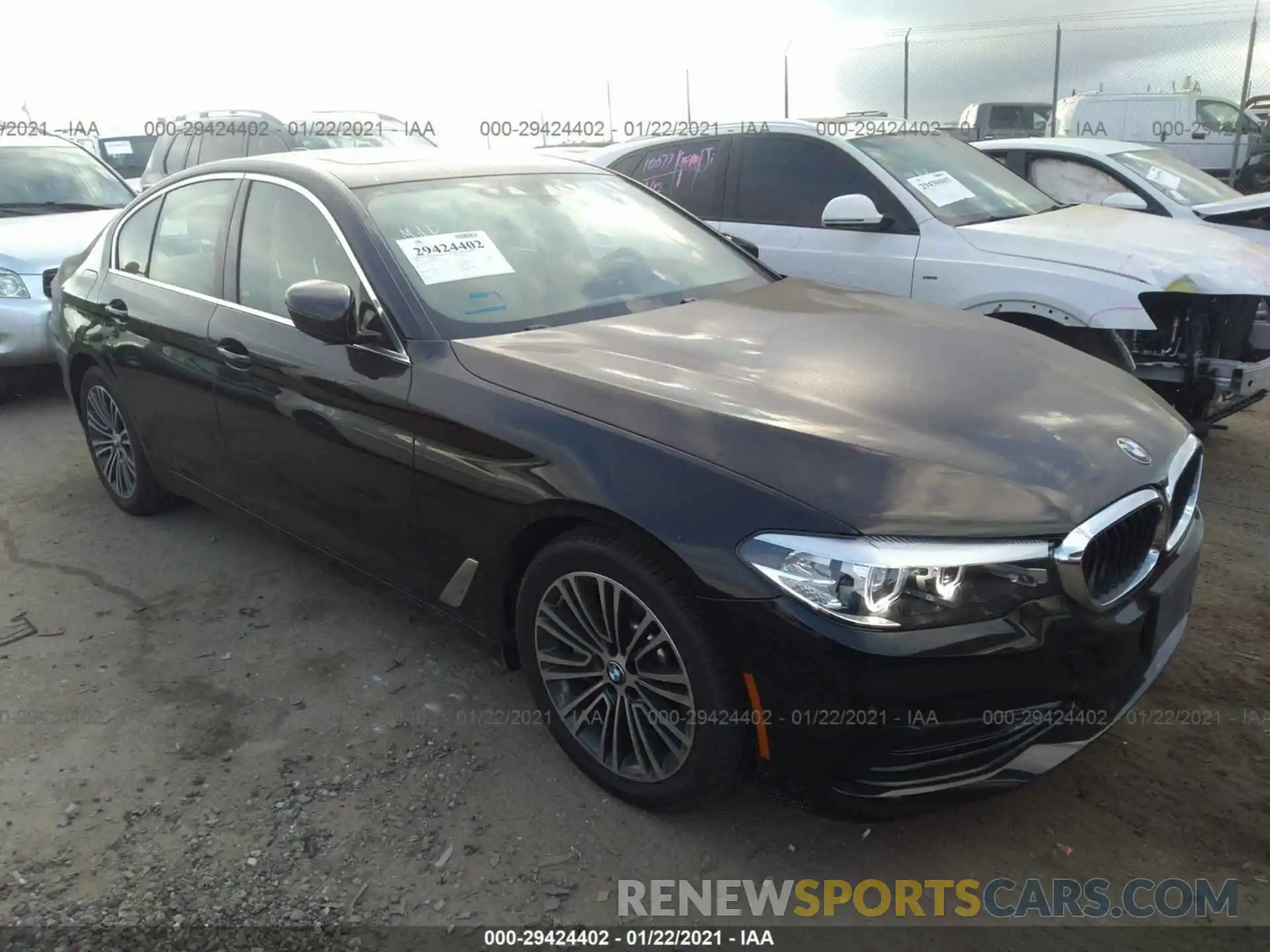 1 Photograph of a damaged car WBAJA5C57KWW34554 BMW 5 SERIES 2019