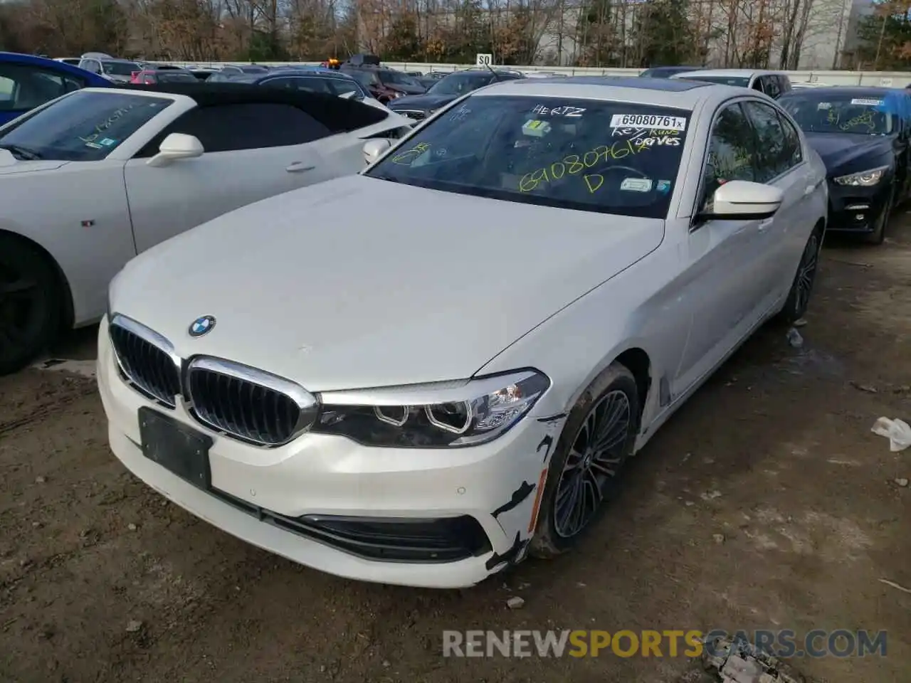 2 Photograph of a damaged car WBAJA5C58KBX46738 BMW 5 SERIES 2019