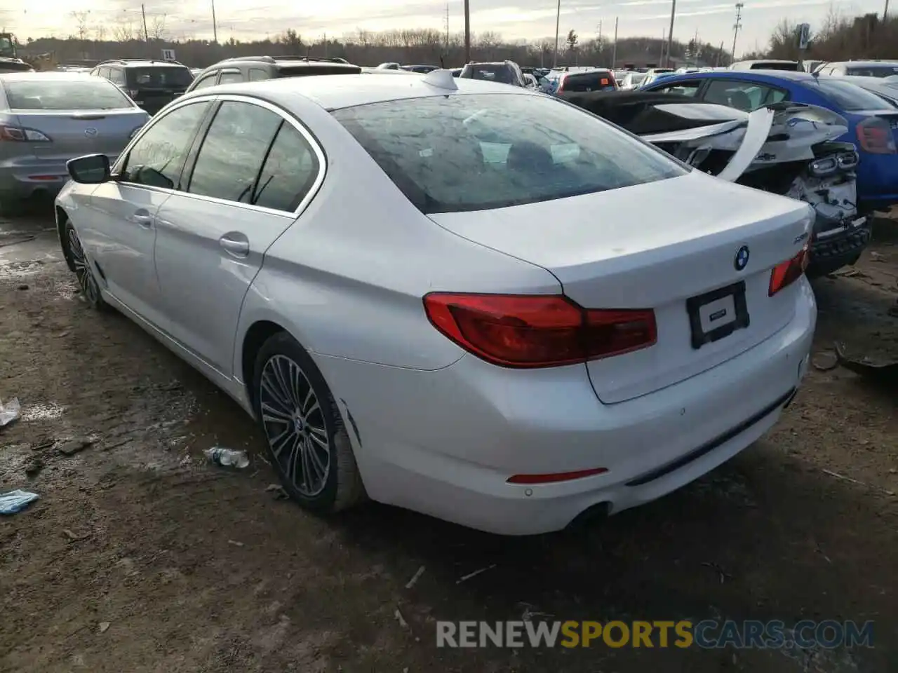 3 Photograph of a damaged car WBAJA5C58KBX46738 BMW 5 SERIES 2019