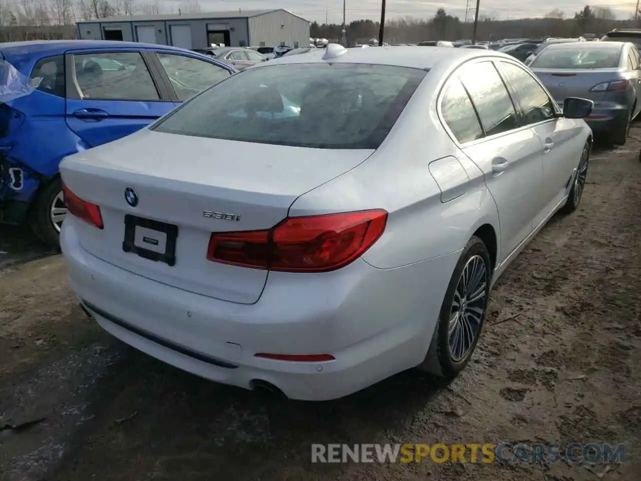 4 Photograph of a damaged car WBAJA5C58KBX46738 BMW 5 SERIES 2019