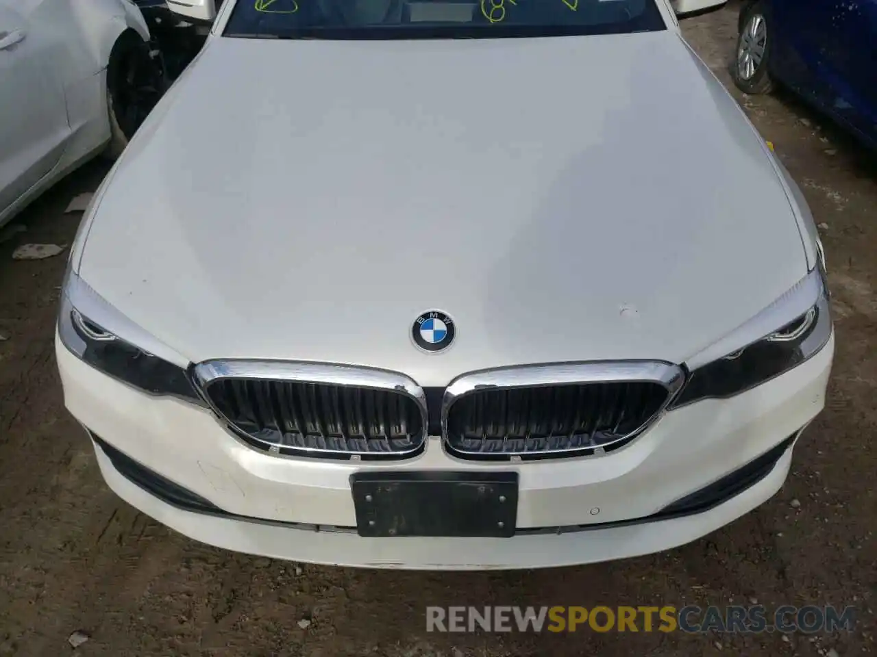 9 Фотография поврежденного автомобиля WBAJA5C58KBX46738 BMW 5 SERIES 2019