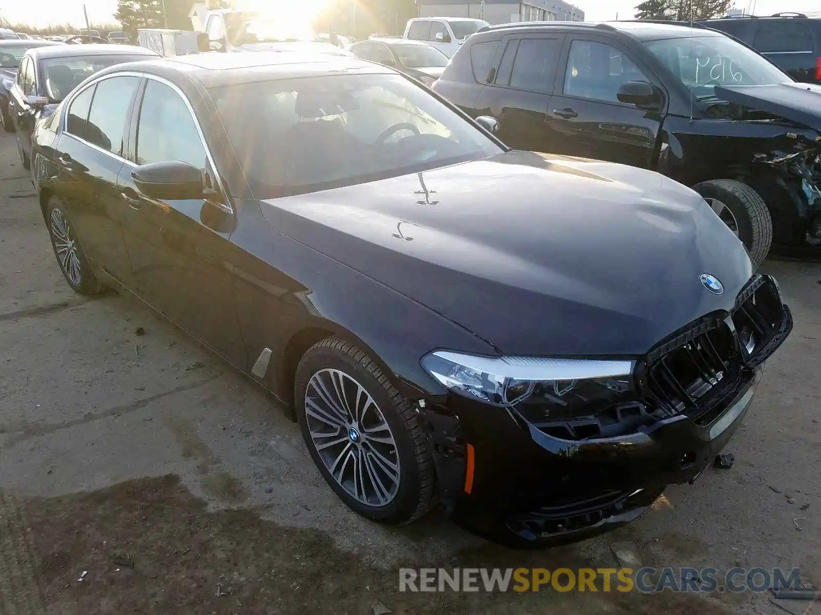 1 Photograph of a damaged car WBAJA5C58KBX86642 BMW 5 SERIES 2019