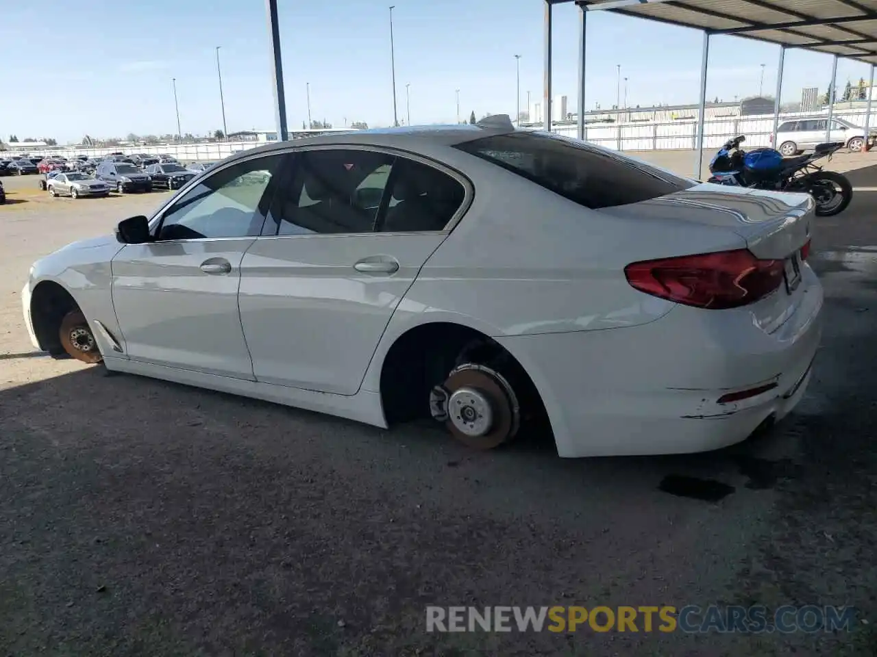 2 Photograph of a damaged car WBAJA5C58KBX86852 BMW 5 SERIES 2019