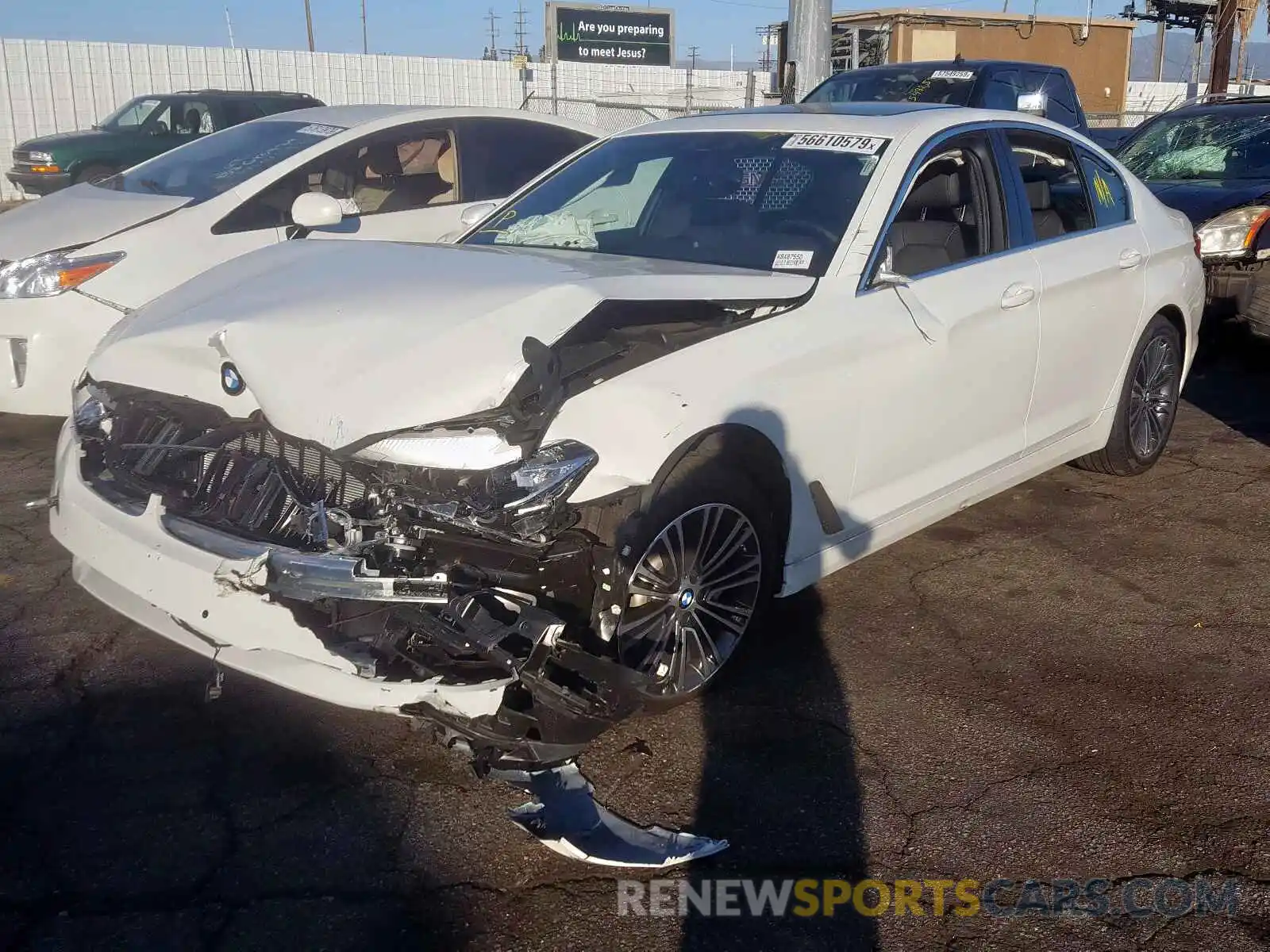 2 Photograph of a damaged car WBAJA5C58KBX87550 BMW 5 SERIES 2019