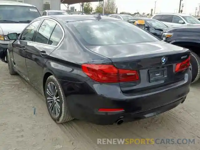 3 Photograph of a damaged car WBAJA5C58KBX88228 BMW 5 SERIES 2019