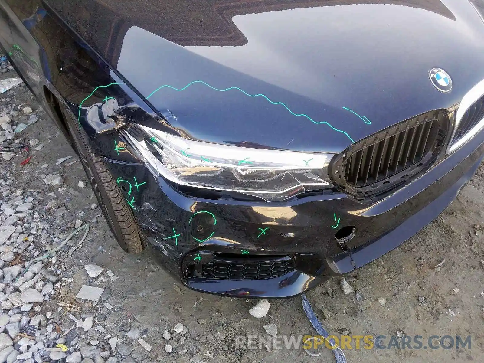 9 Photograph of a damaged car WBAJA5C58KWW25359 BMW 5 SERIES 2019