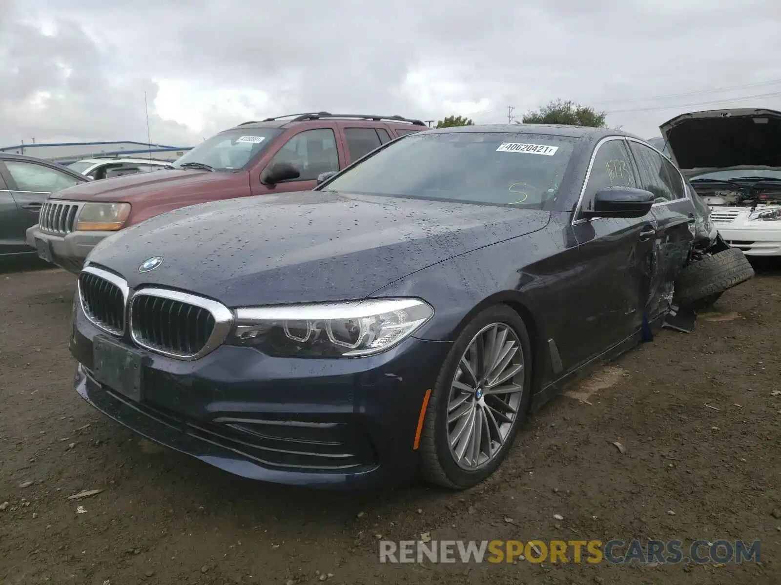 2 Photograph of a damaged car WBAJA5C58KWW28391 BMW 5 SERIES 2019