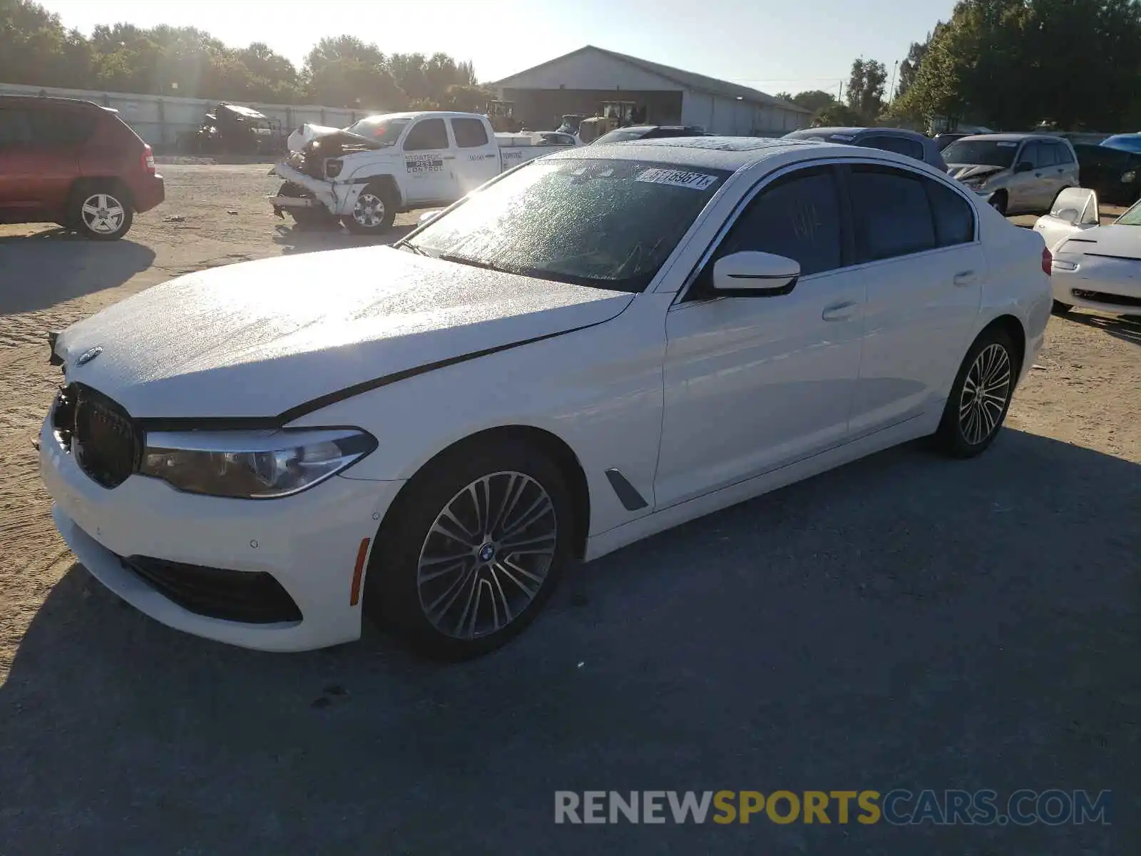 2 Photograph of a damaged car WBAJA5C58KWW42243 BMW 5 SERIES 2019