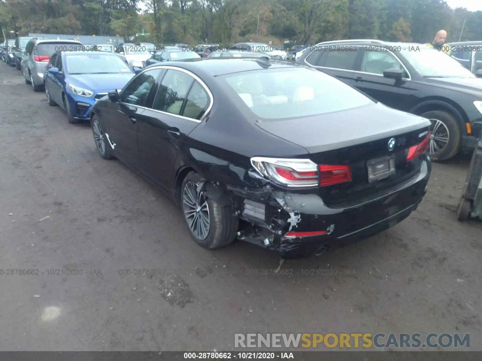 3 Photograph of a damaged car WBAJA5C58KWW42419 BMW 5 SERIES 2019