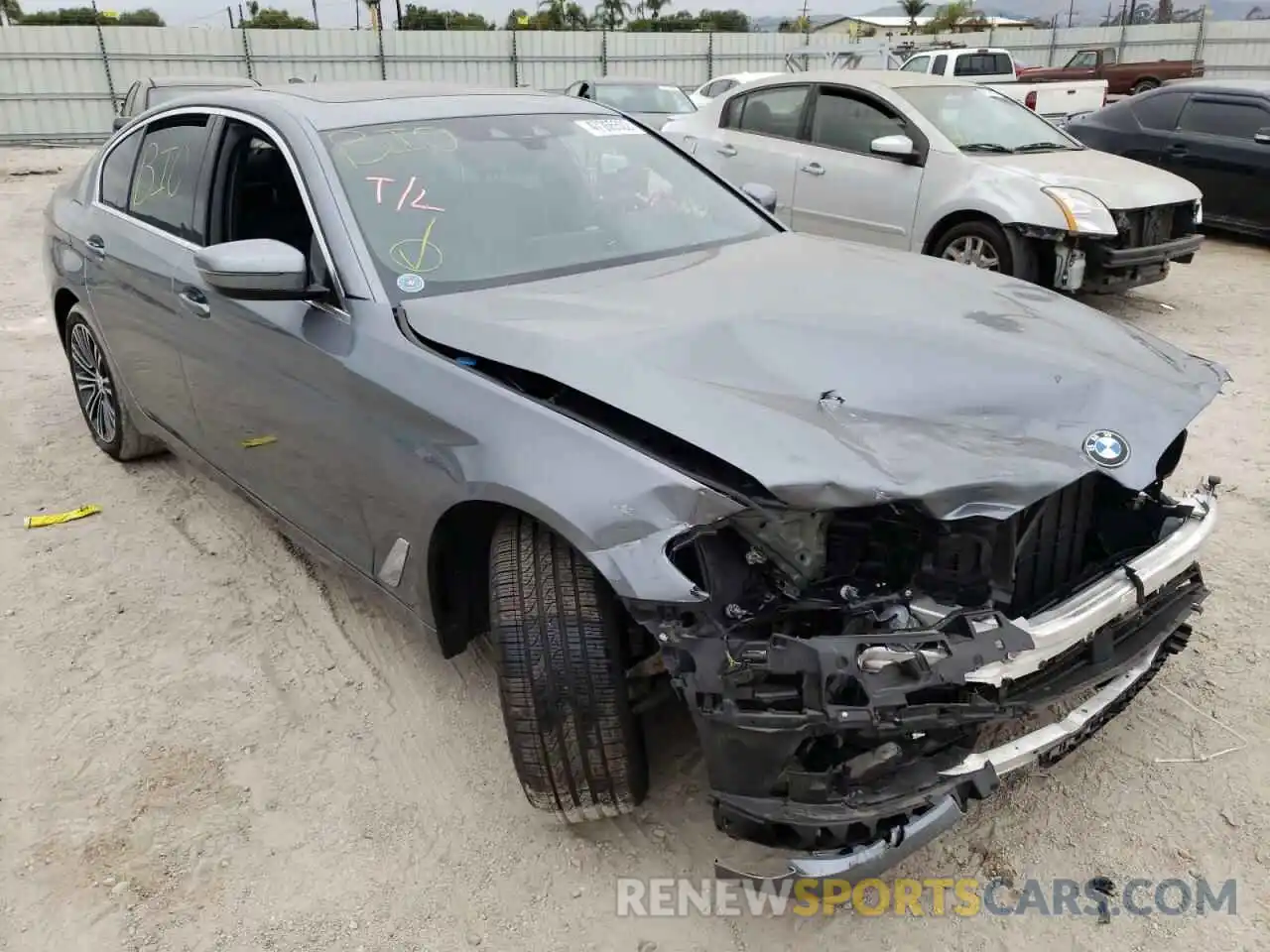 1 Photograph of a damaged car WBAJA5C58KWW47149 BMW 5 SERIES 2019