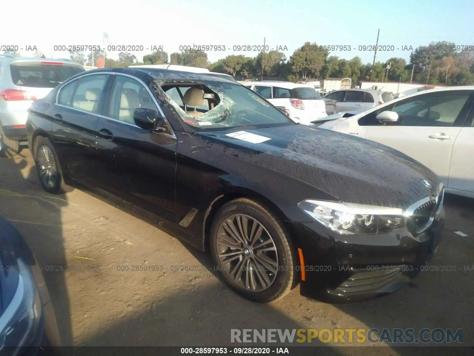 1 Photograph of a damaged car WBAJA5C59KBX86455 BMW 5 SERIES 2019