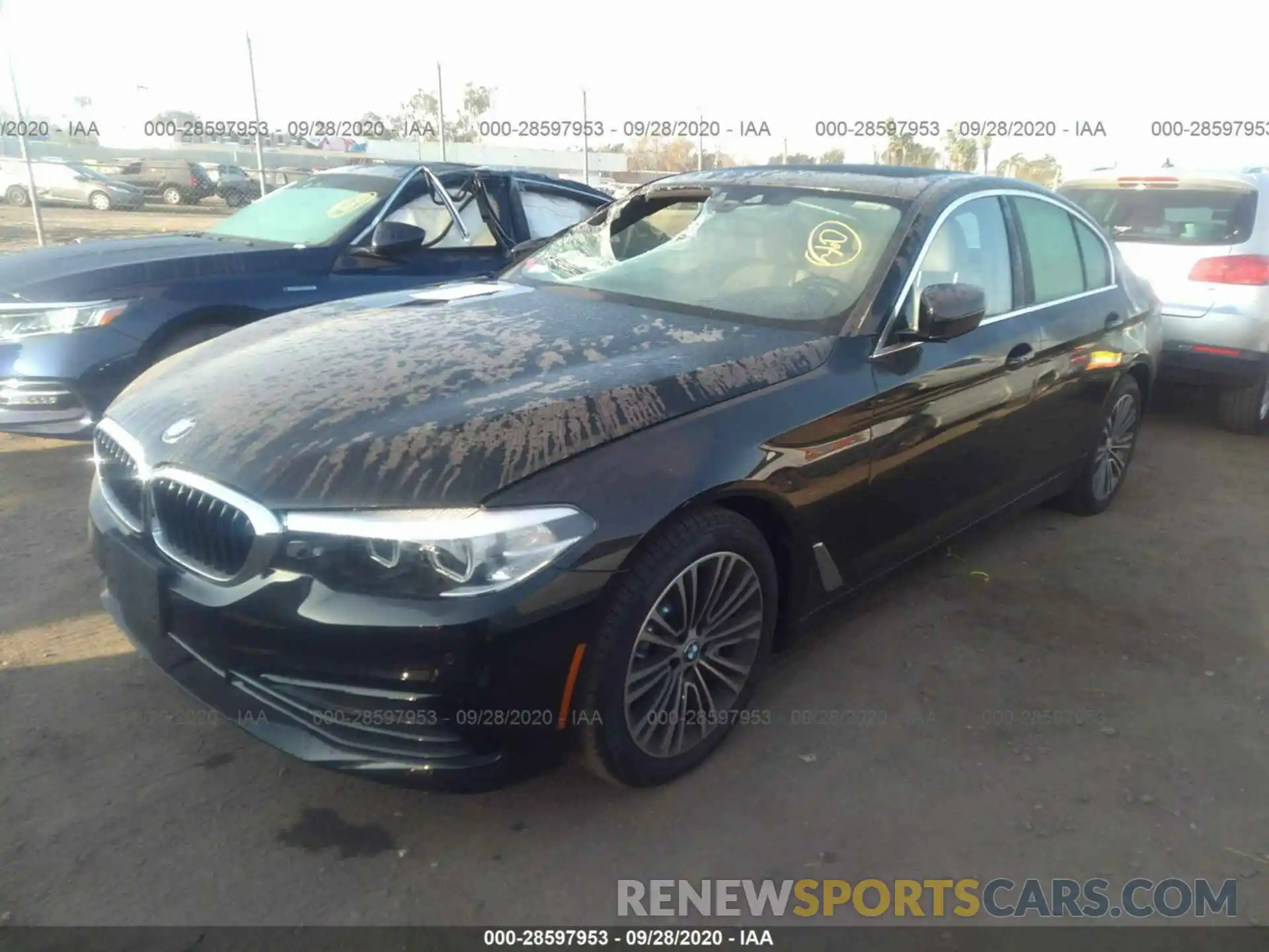 2 Photograph of a damaged car WBAJA5C59KBX86455 BMW 5 SERIES 2019