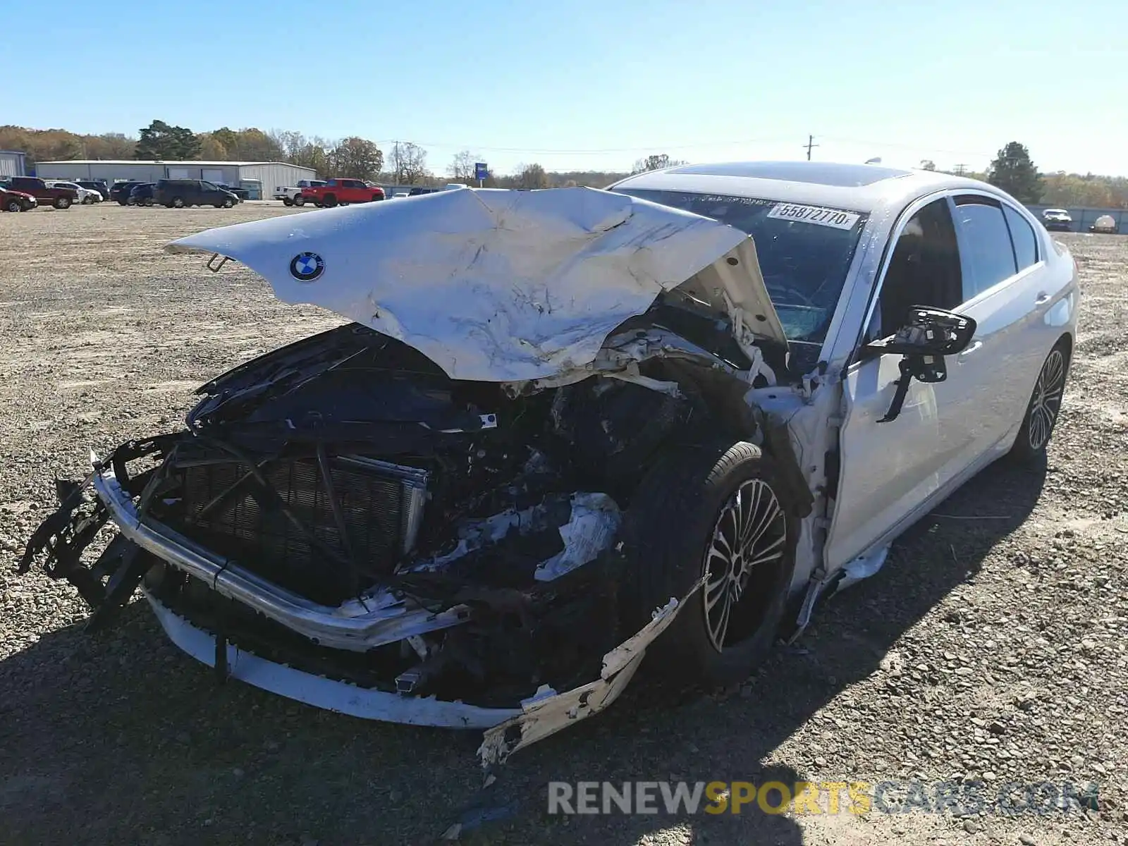 2 Photograph of a damaged car WBAJA5C59KBX86942 BMW 5 SERIES 2019