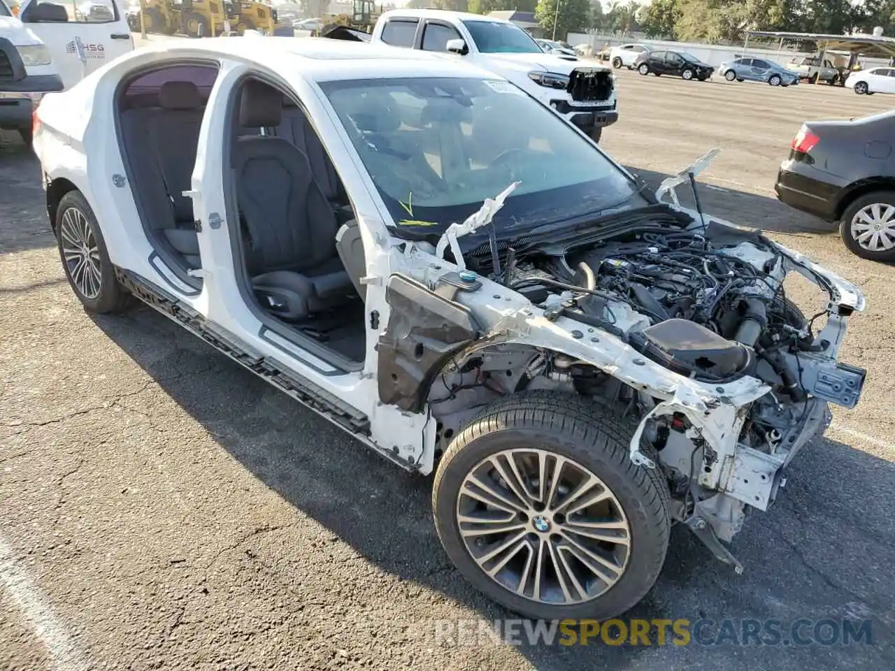 1 Photograph of a damaged car WBAJA5C59KBX87007 BMW 5 SERIES 2019