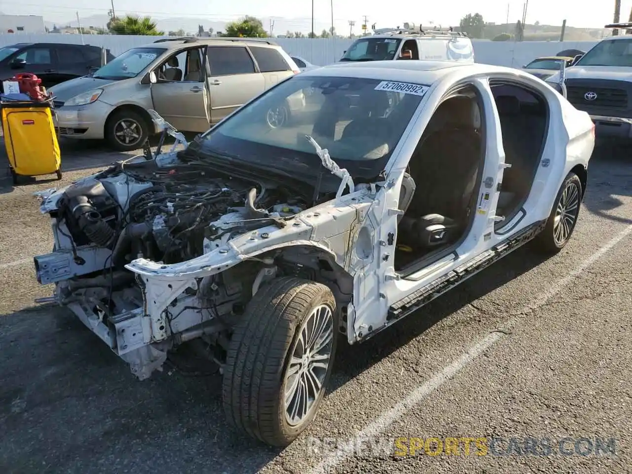 2 Photograph of a damaged car WBAJA5C59KBX87007 BMW 5 SERIES 2019