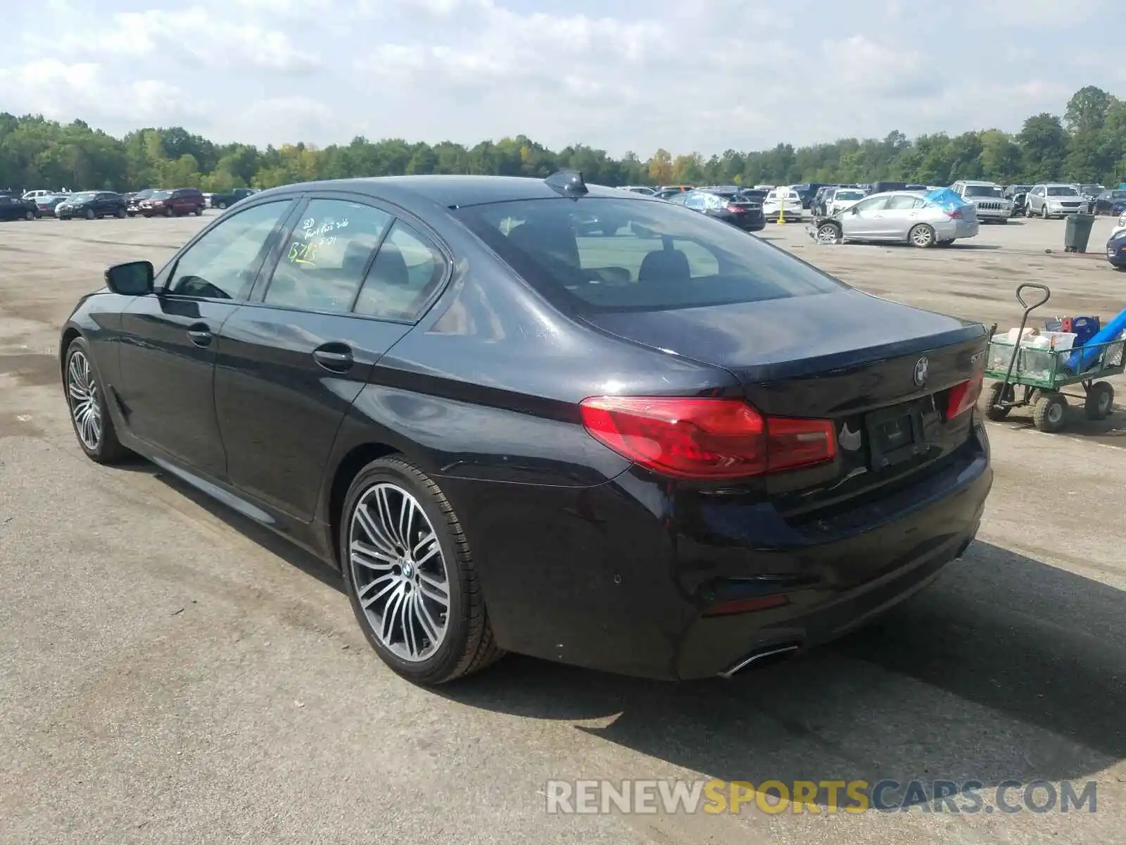 3 Photograph of a damaged car WBAJA5C59KBX87122 BMW 5 SERIES 2019