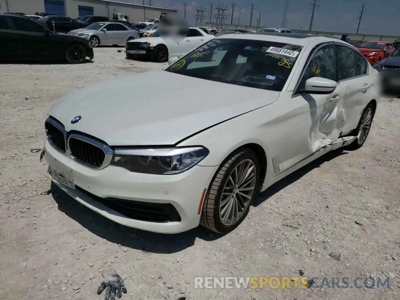 2 Photograph of a damaged car WBAJA5C59KBX87590 BMW 5 SERIES 2019