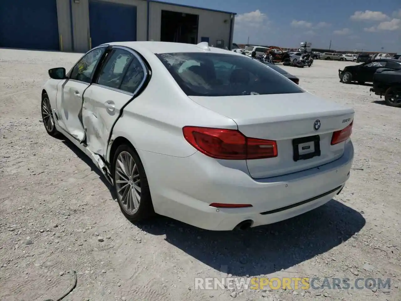 3 Photograph of a damaged car WBAJA5C59KBX87590 BMW 5 SERIES 2019