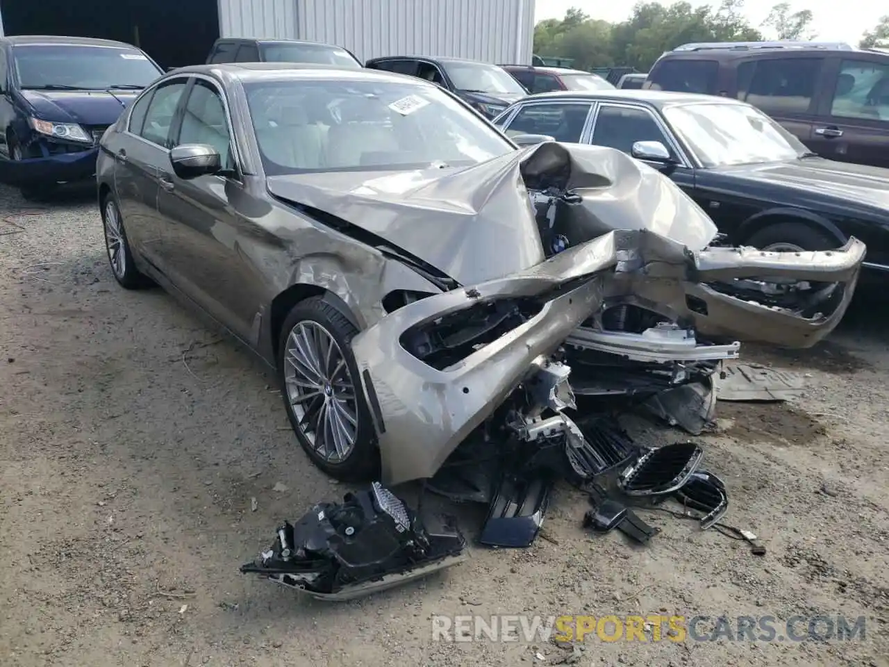 1 Photograph of a damaged car WBAJA5C59KBX87721 BMW 5 SERIES 2019