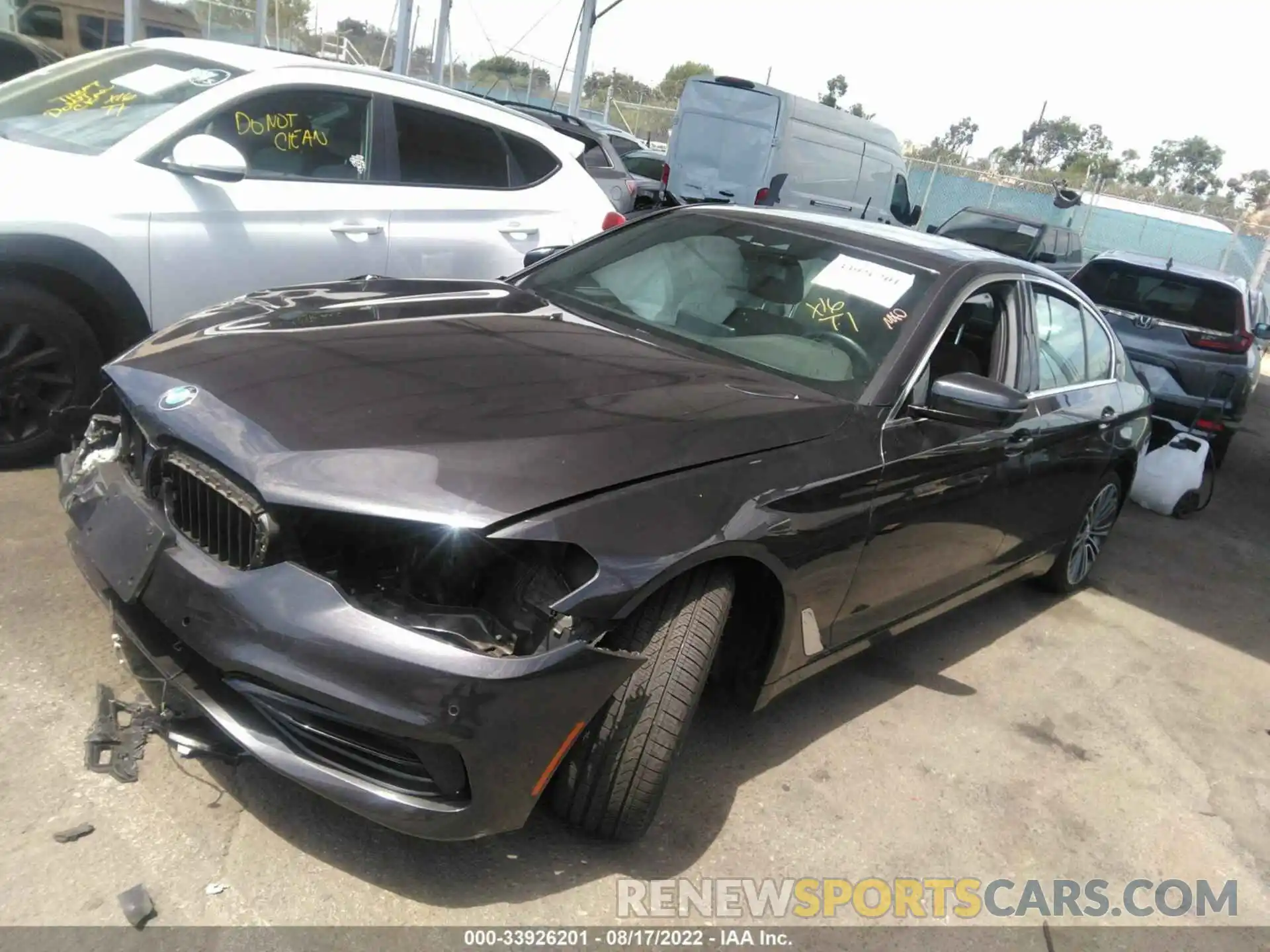 2 Photograph of a damaged car WBAJA5C59KWA58162 BMW 5 SERIES 2019